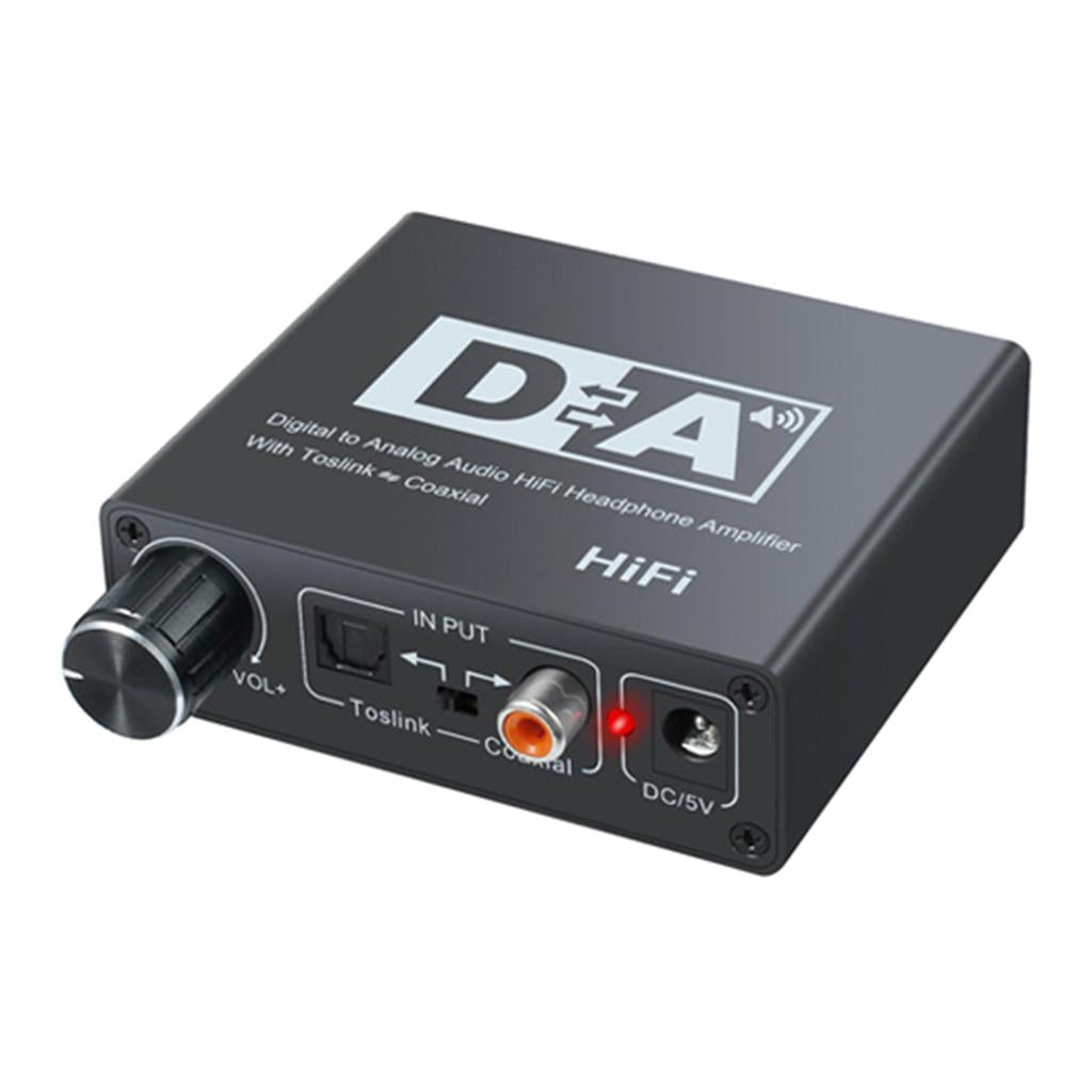 Digital To Analog Audio Converter Hifi DAC Amp Amplifier Coaxial Decoder