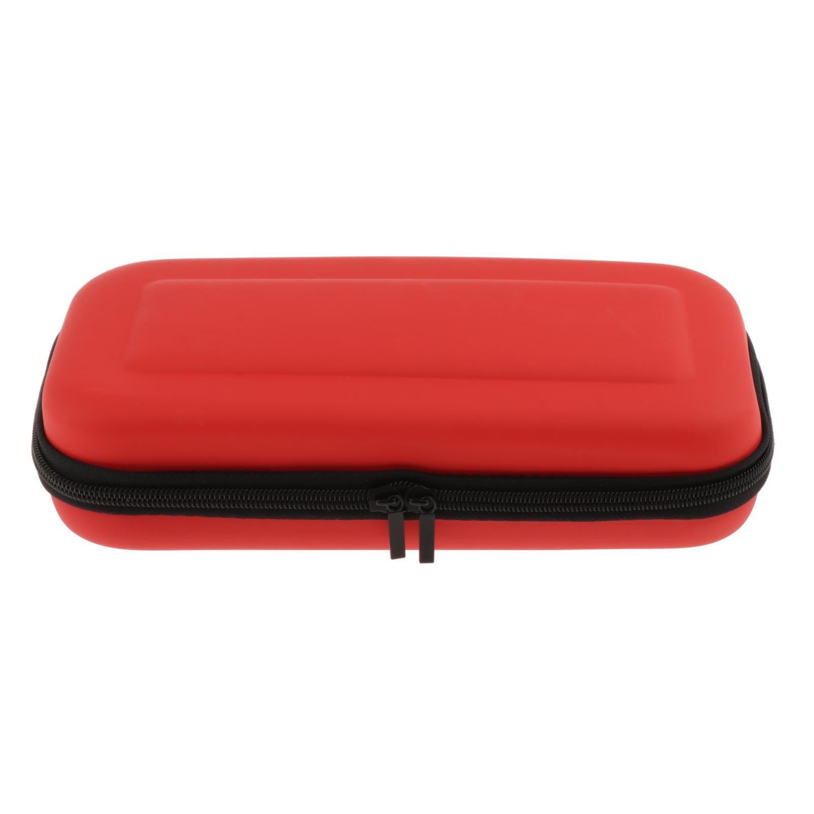 Dockable Carrying Case Bag for Nintendo Switch Clear Case Protector Red