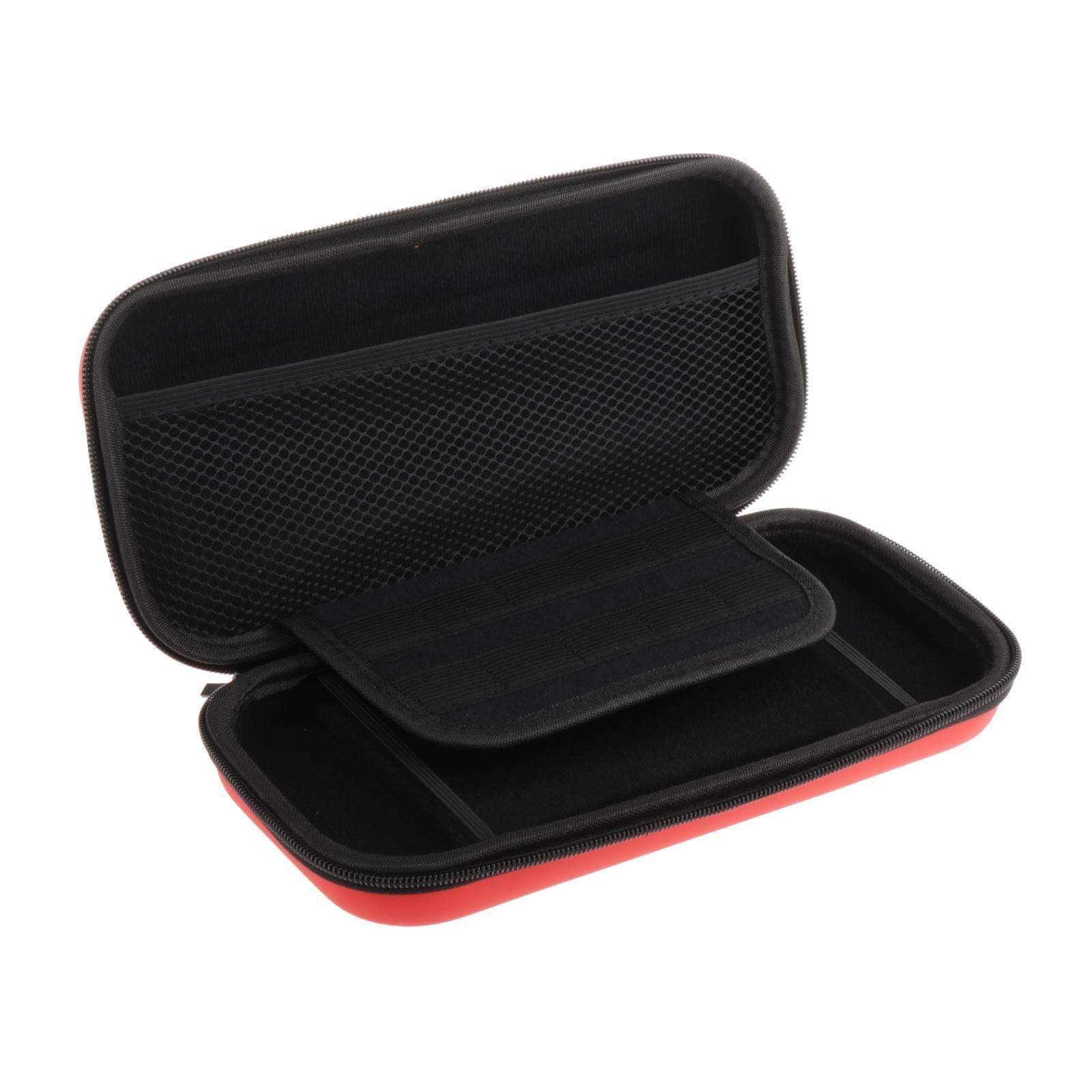 Dockable Carrying Case Bag for Nintendo Switch Clear Case Protector Red