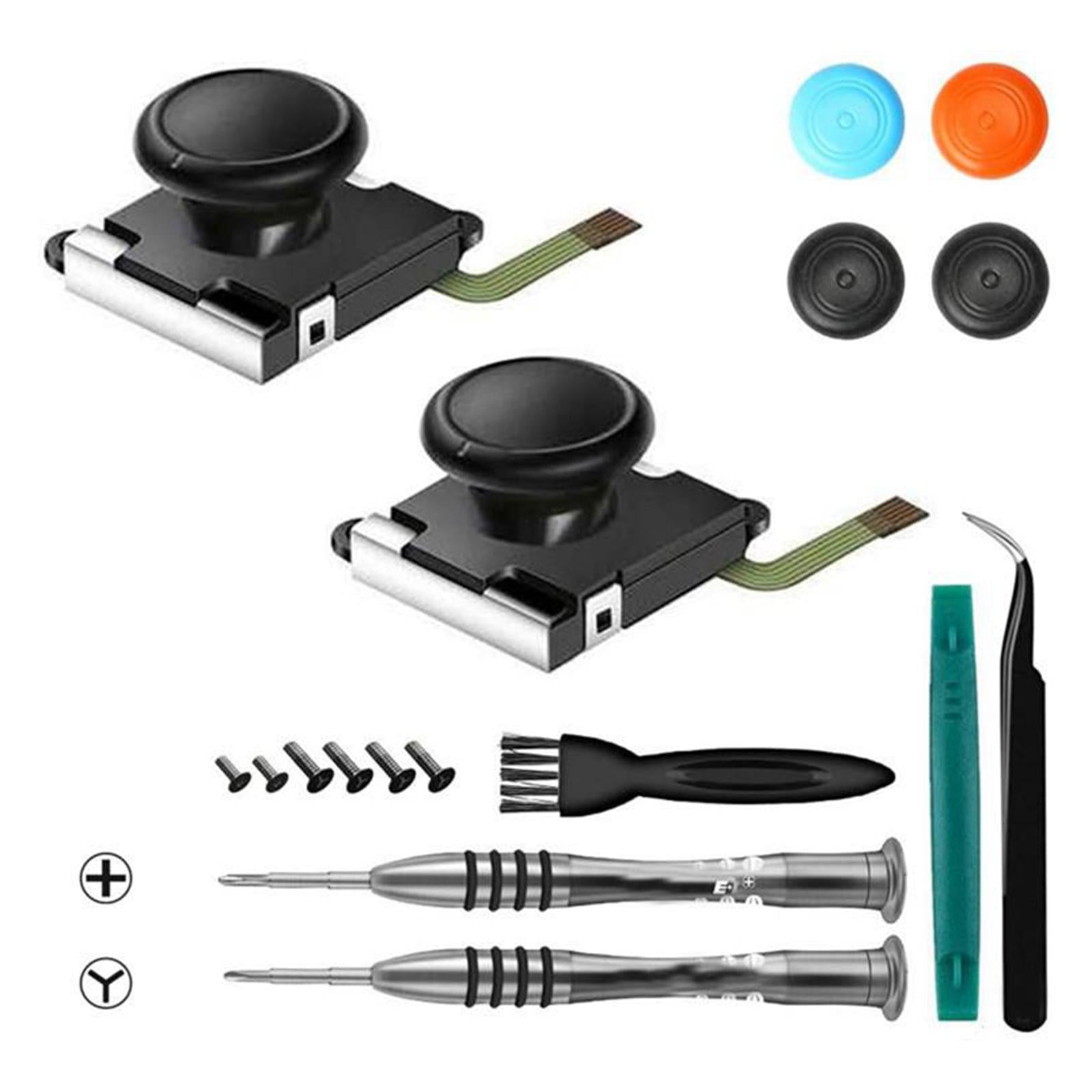 17Pcs Joystick Replacement Thumbstick Repair Kit for Nintendo Switch Joy-Con
