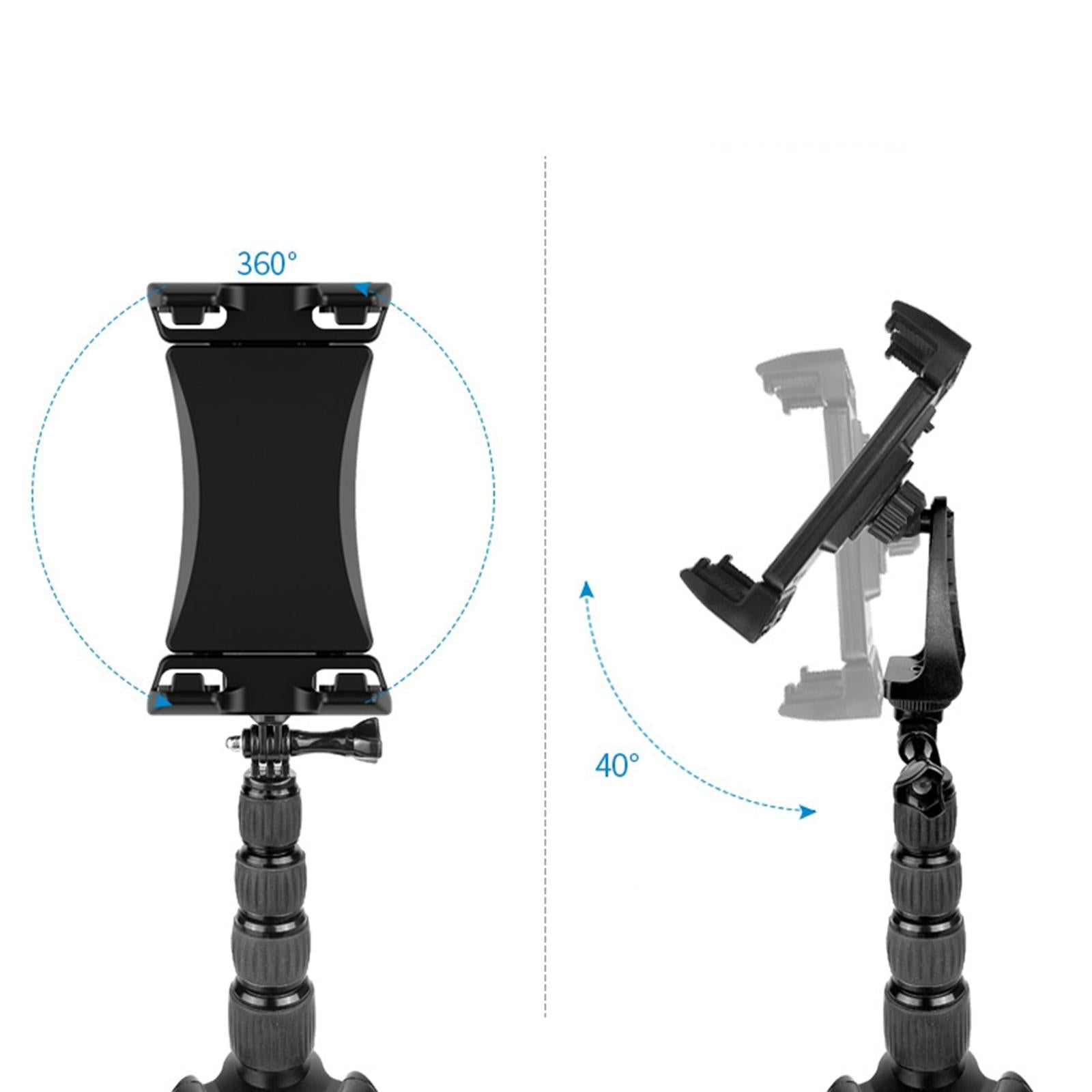 Sturdy Tablet Phone Tripod Monopod Clamp for iPad Tablet Cell Phone More