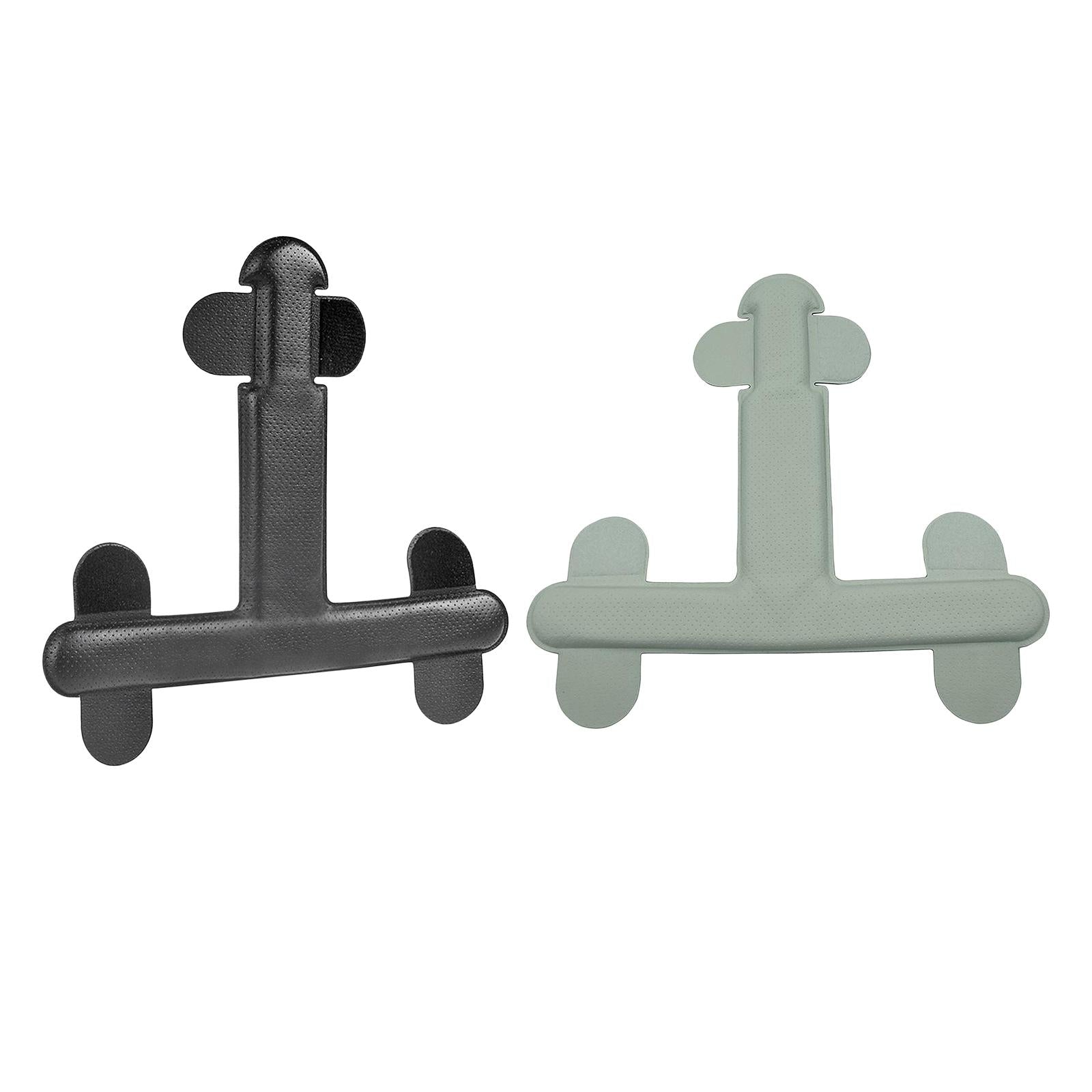 PU Leather Head Strap Pad Adjustable for Oculus Quest 2 Quick Cleaning Black