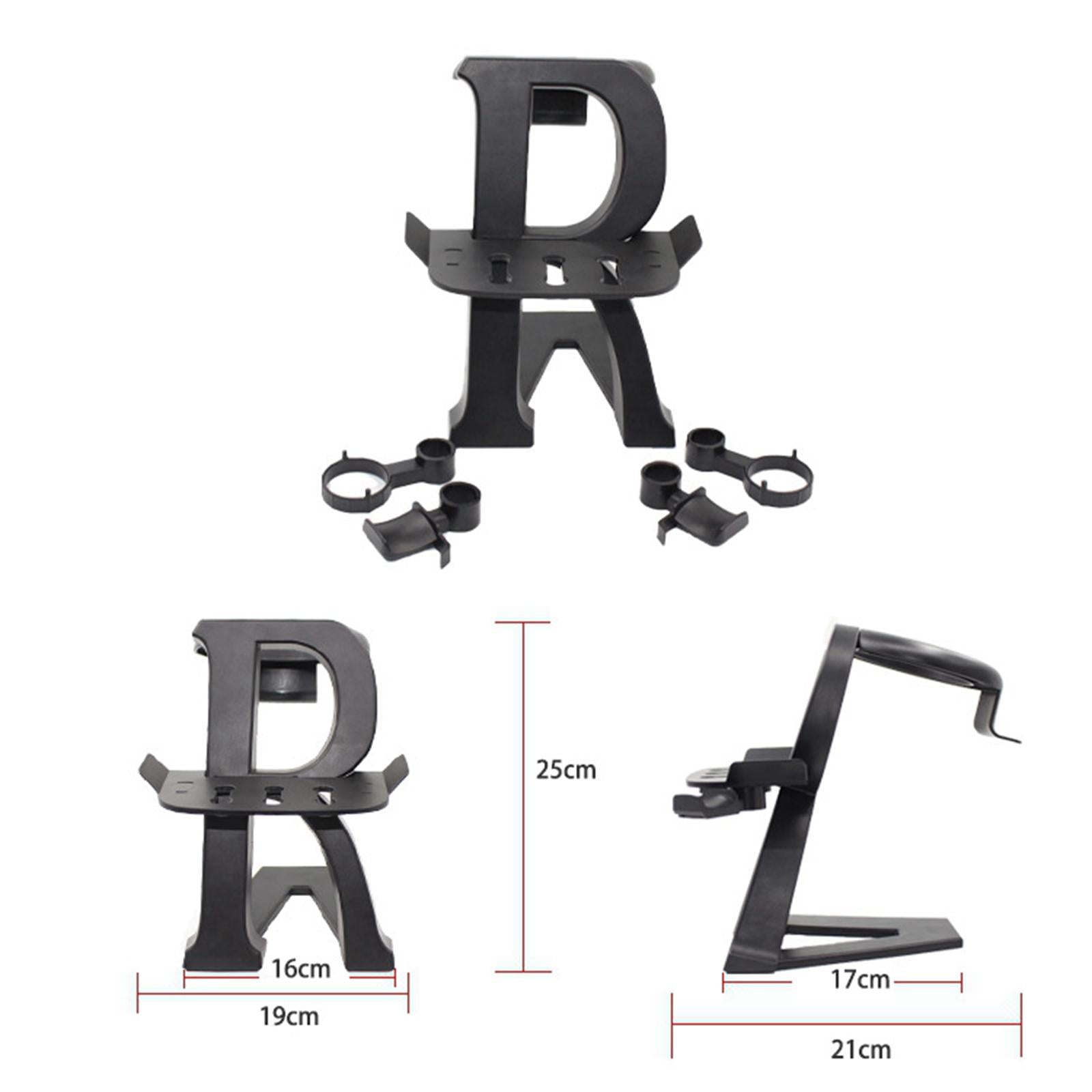 Universal VR Stand Headset and Controllers Holder for Oculus Quest 2 black