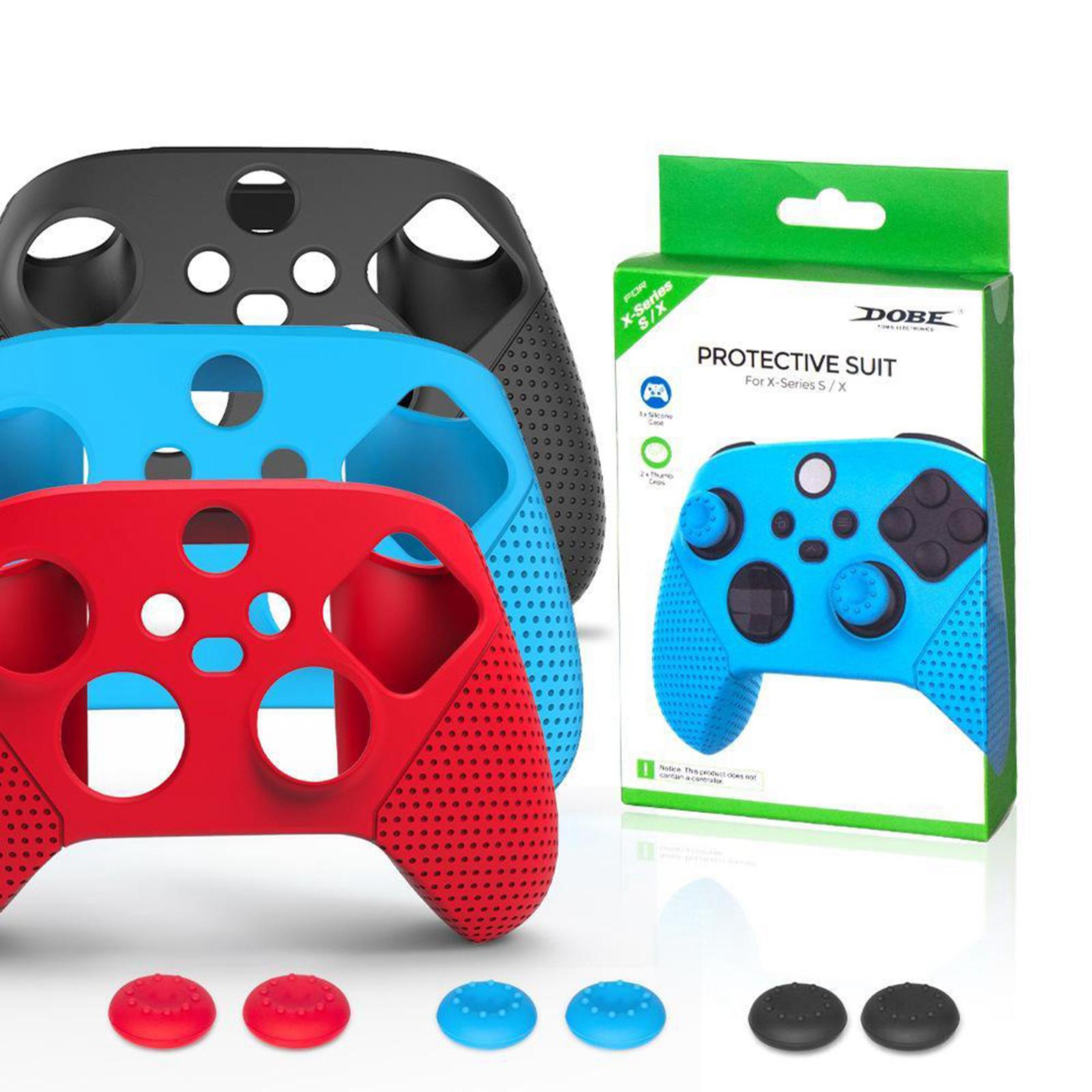 Silicone Case Cover Skin Joystick Grip for Xbox Series S X Controller  Blue