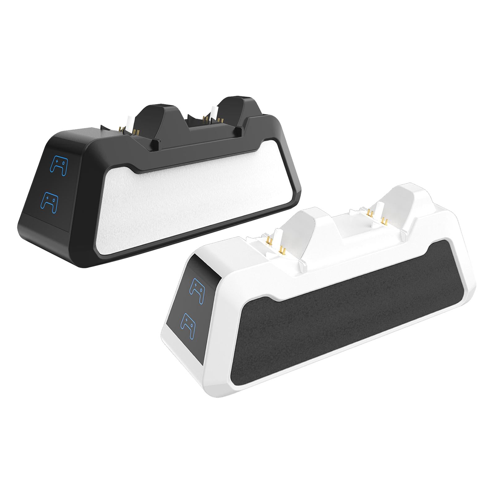 Quick Charge USB Quick Charge Dual Controller for Playstation5 black+white