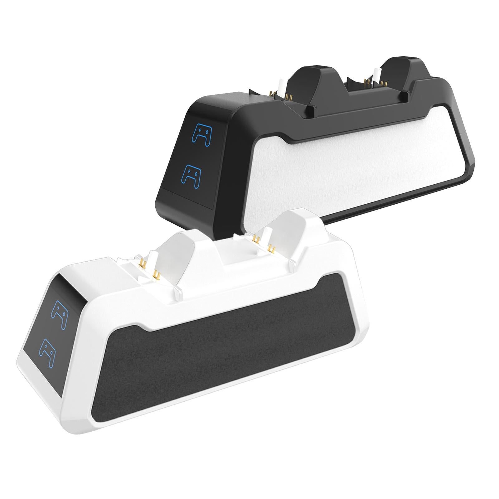 Quick Charge USB Quick Charge Dual Controller for Playstation5 black+white