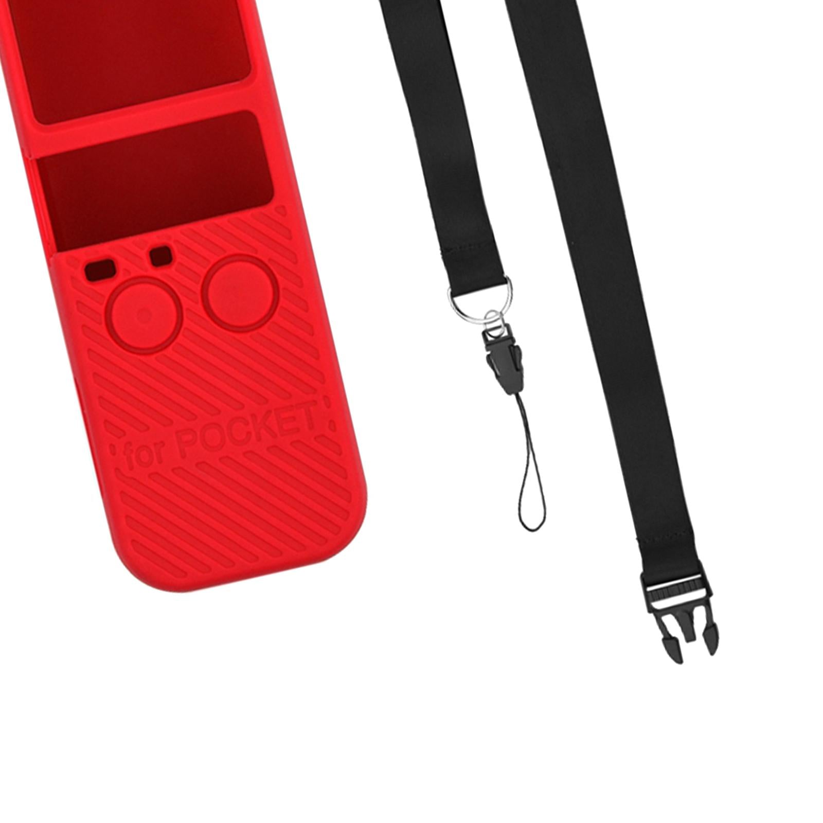 Accessories Silicone Cover Case Sleeve for DJI Pocket 2 Red