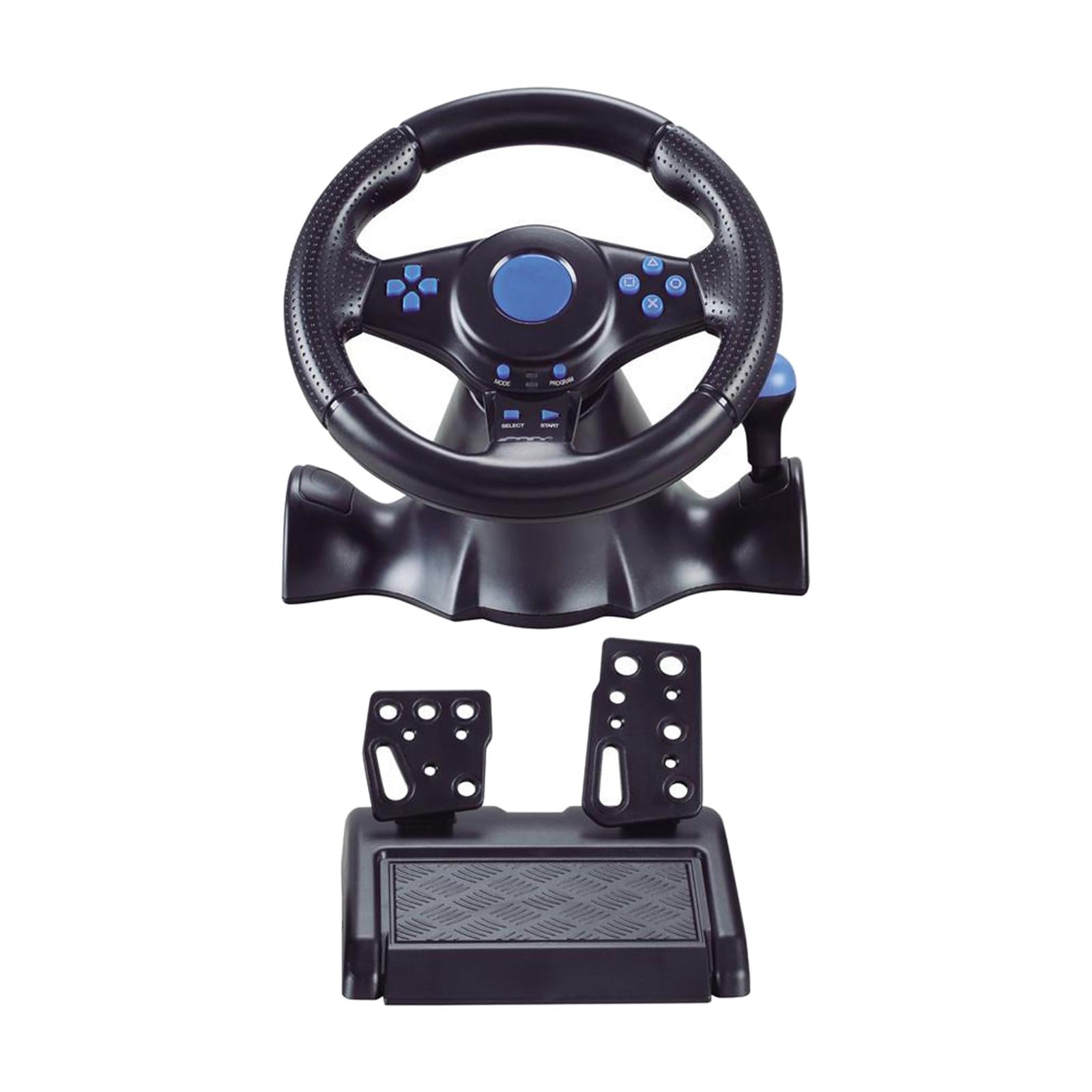 USB Car Racing Game Steering Wheel Pedal Driving Simulator for PS4 Xbox One