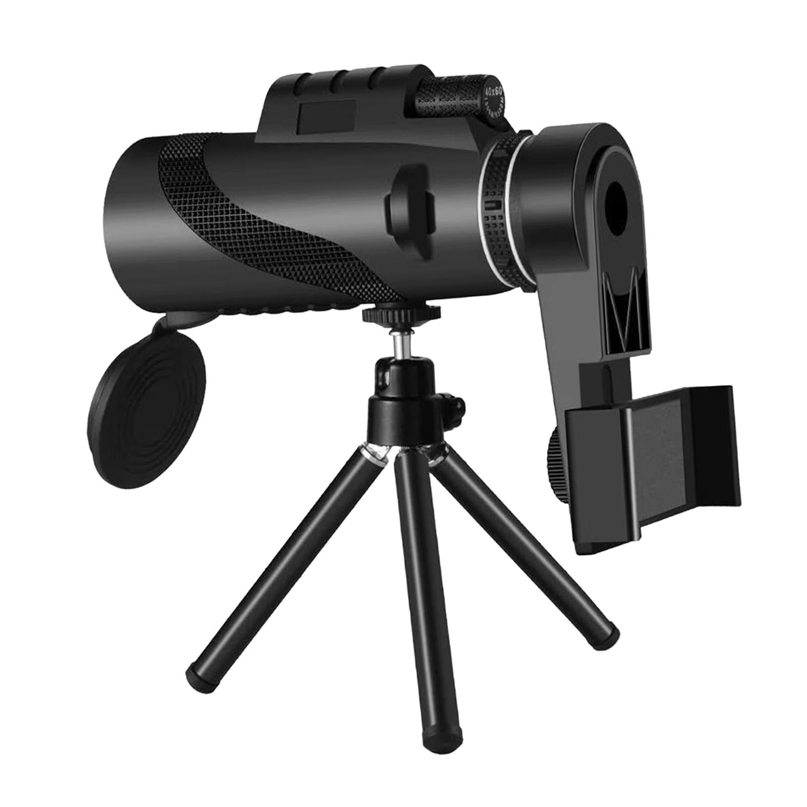 Shockproof Monoculars Telescope 40x60 HD with Tripod Adapter Low Light