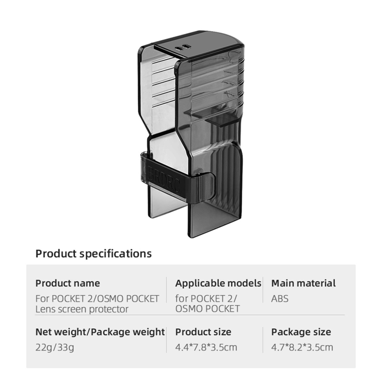Protective Lens Cover Hood for DJI OSMO POCKET 2 Gimbal Camera All-surround