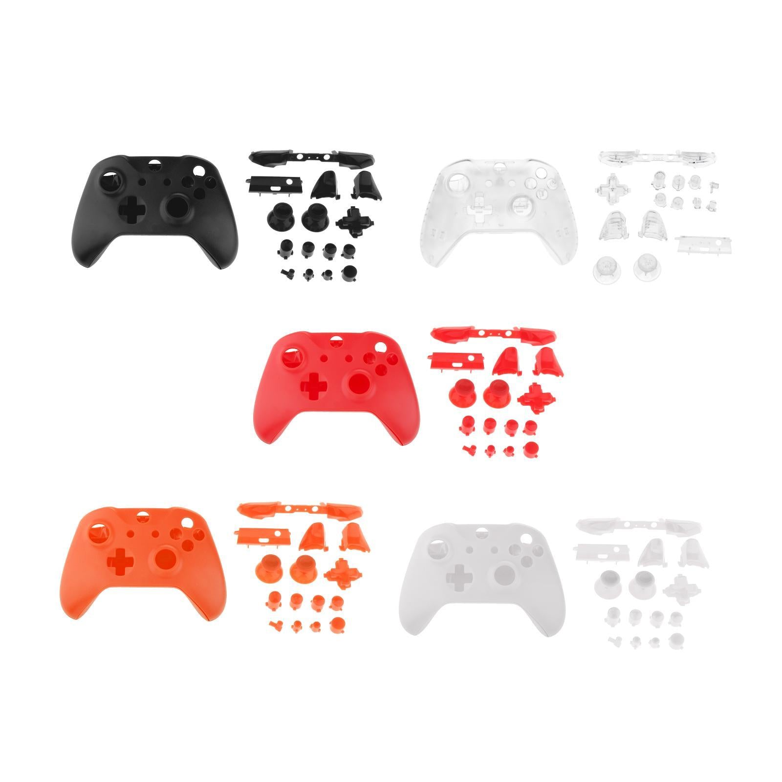 ABS Housing Shell Case Cover Mod w/Buttons for Xbox One S Slim White
