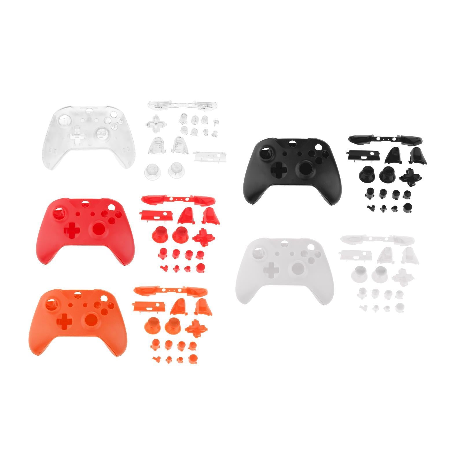 ABS Housing Shell Case Cover Mod w/Buttons for Xbox One S Slim White