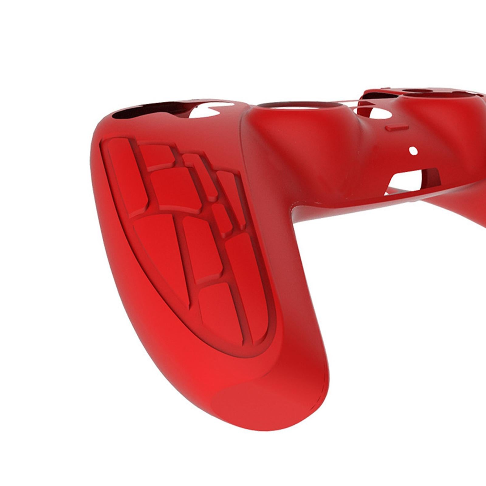 Anti-Slip Silicone Sleeve Case Skin Covers for PS5 Controller Red