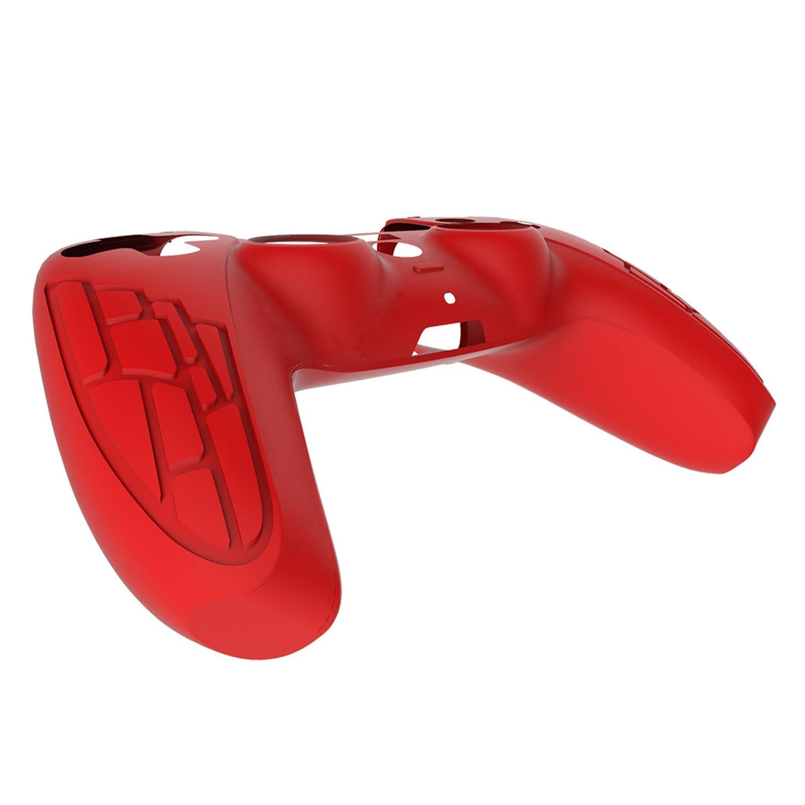 Anti-Slip Silicone Sleeve Case Skin Covers for PS5 Controller Red