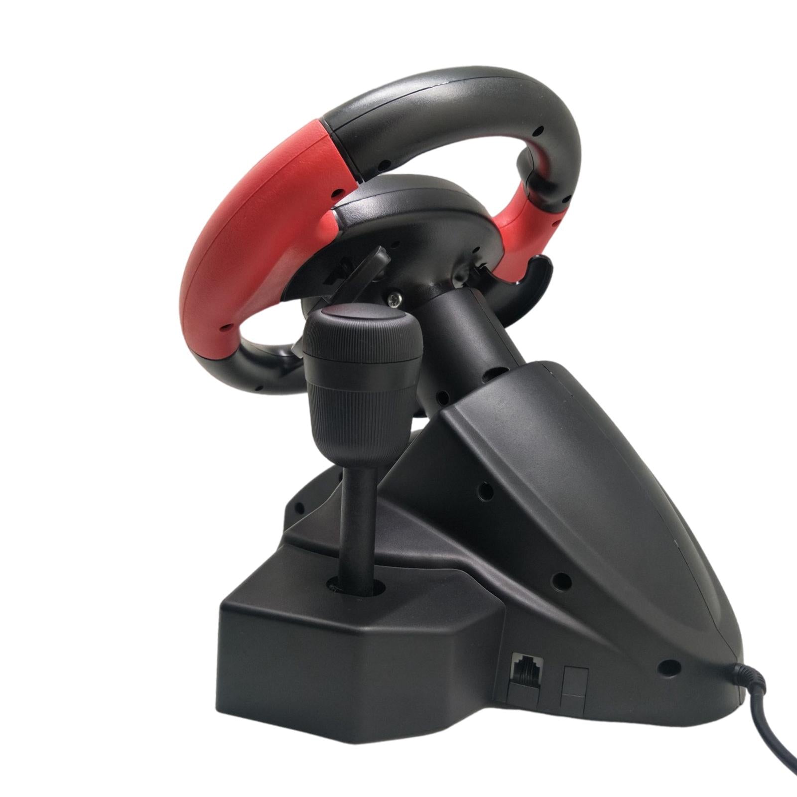 Gaming Racing Simulator Vibration PC Steering Wheel & Pedal For PS3/PS2