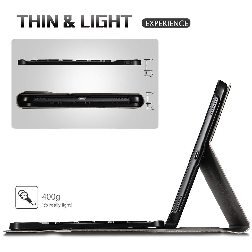 Case for Samsung Galaxy Tab A 10.1 Slim with Backlit Keyboard Russian"