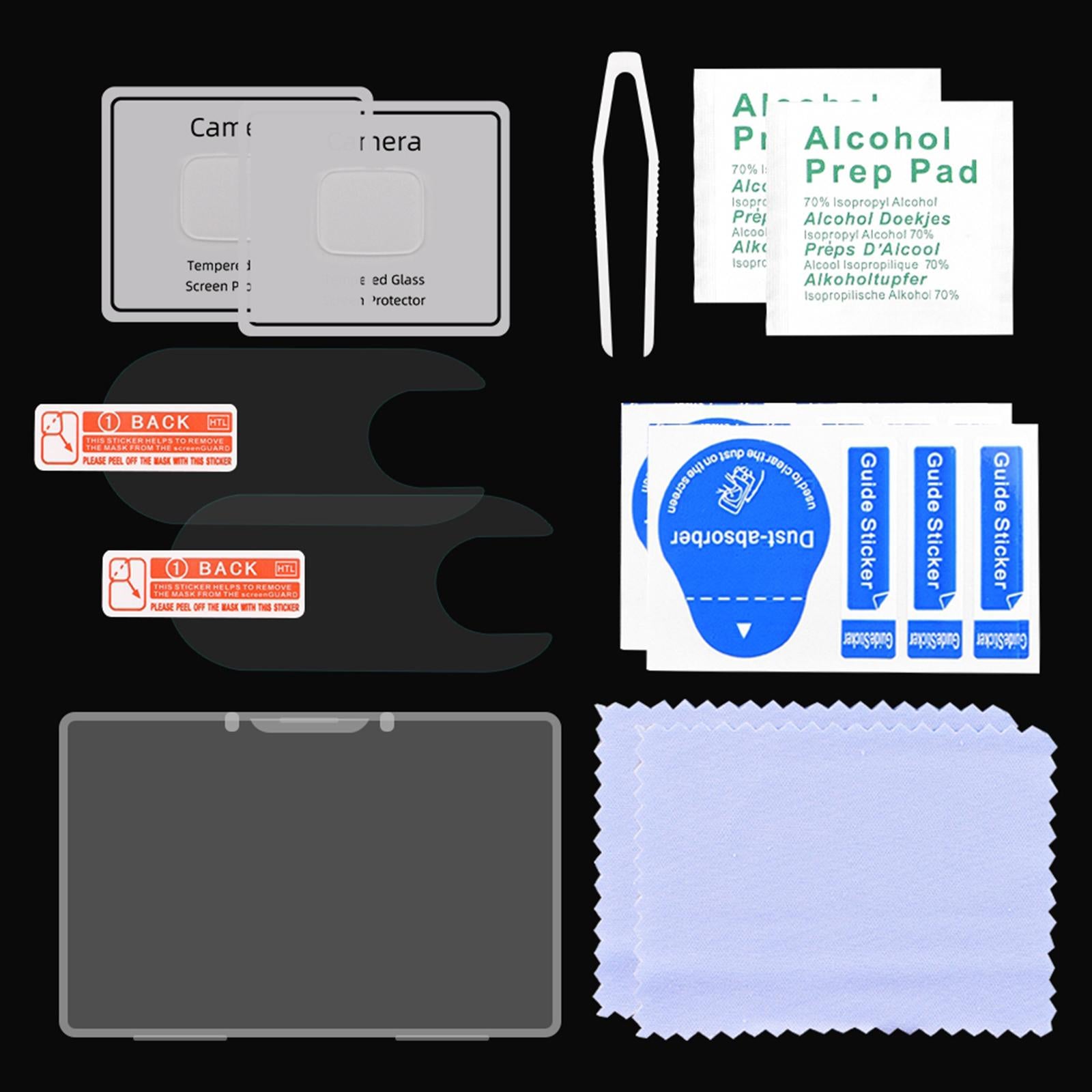 9H Tempered Glass Screen Film + Lens Protector for FIMI Palm 2 2 set
