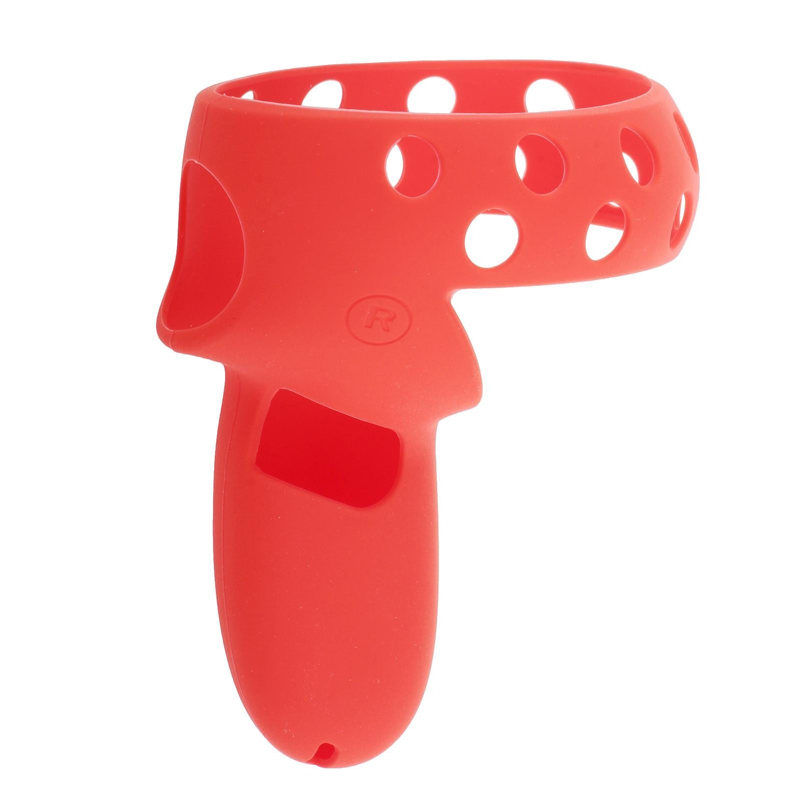 Silicone Sleeve Skin Covers Protector for Oculus Quest2 Controller VR Red