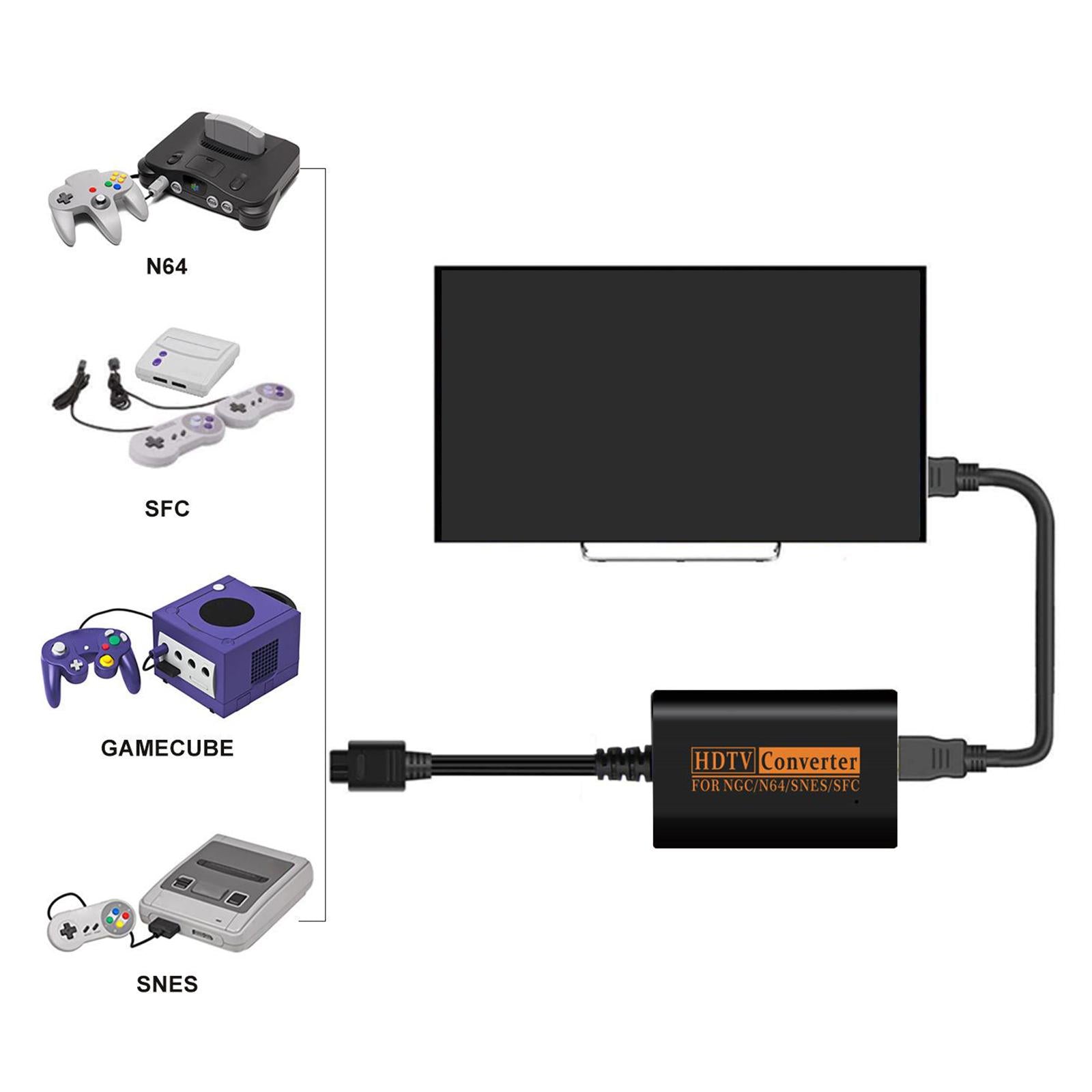 HDMI Converter Adapter for SNES SFC Console Video Converter Easy To Use