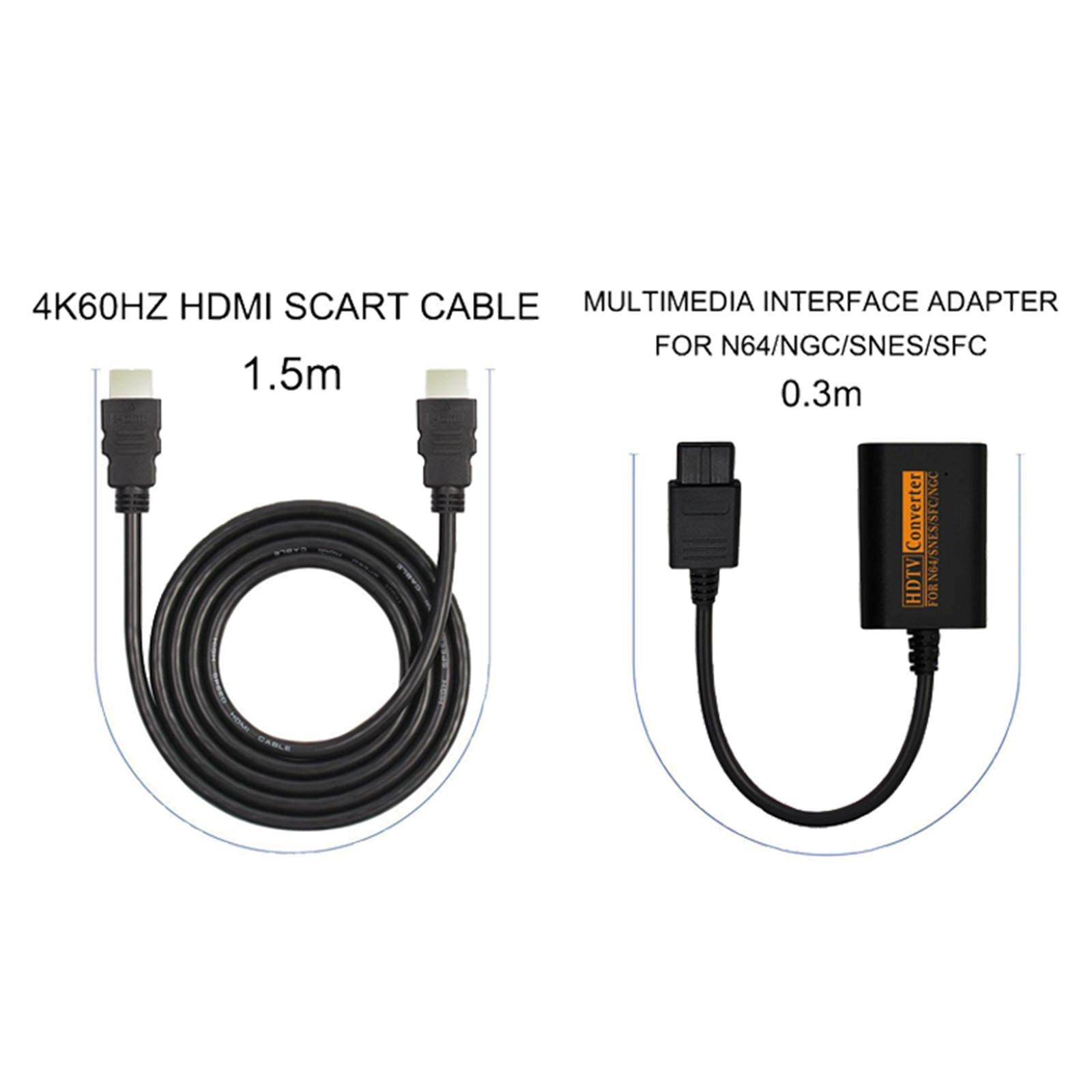 HDMI Converter Adapter for SNES SFC Console Video Converter Easy To Use