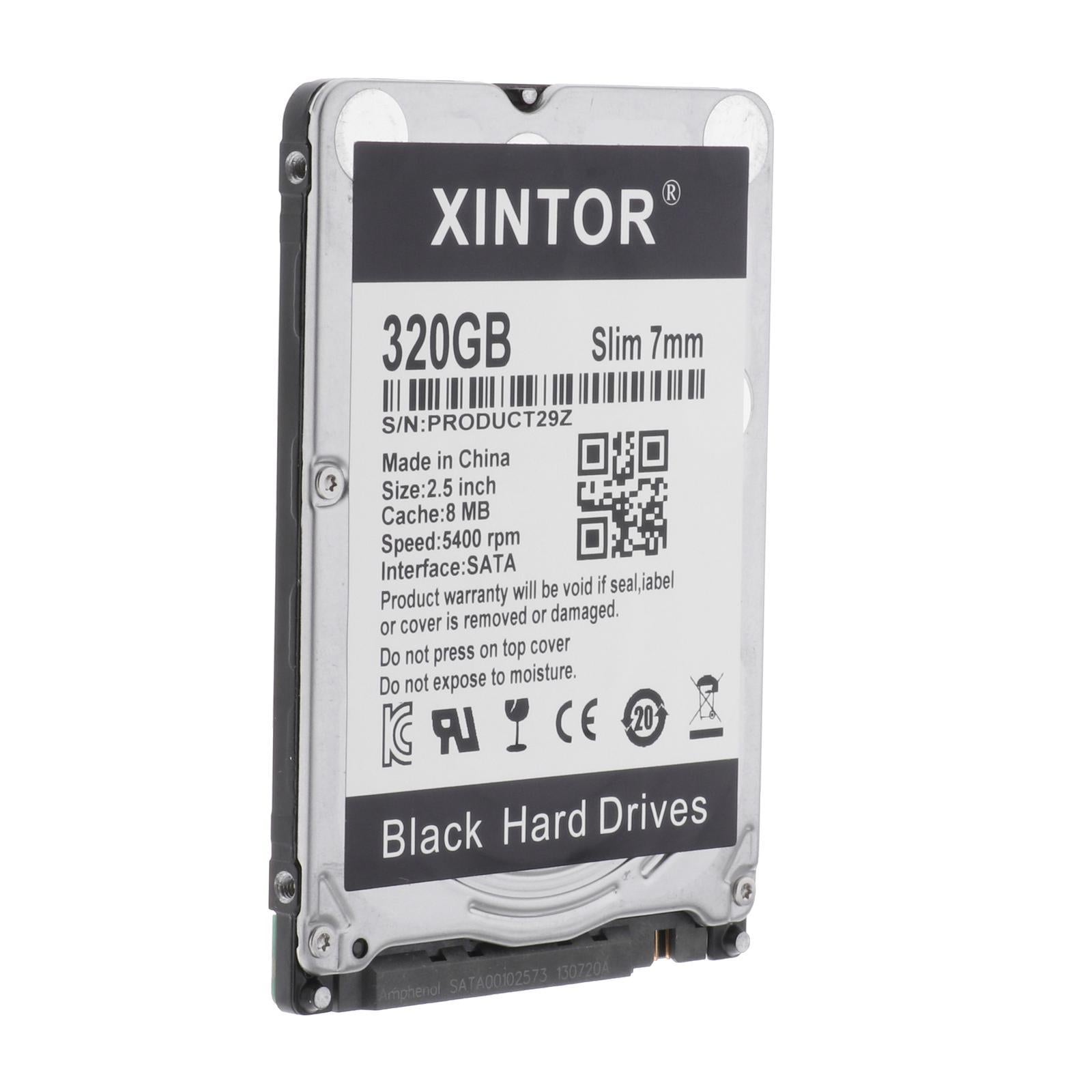 Slim Alloy 2.5in Internal HDD 160GB/250GB/320GB/500BG & SATA Interface 320GB