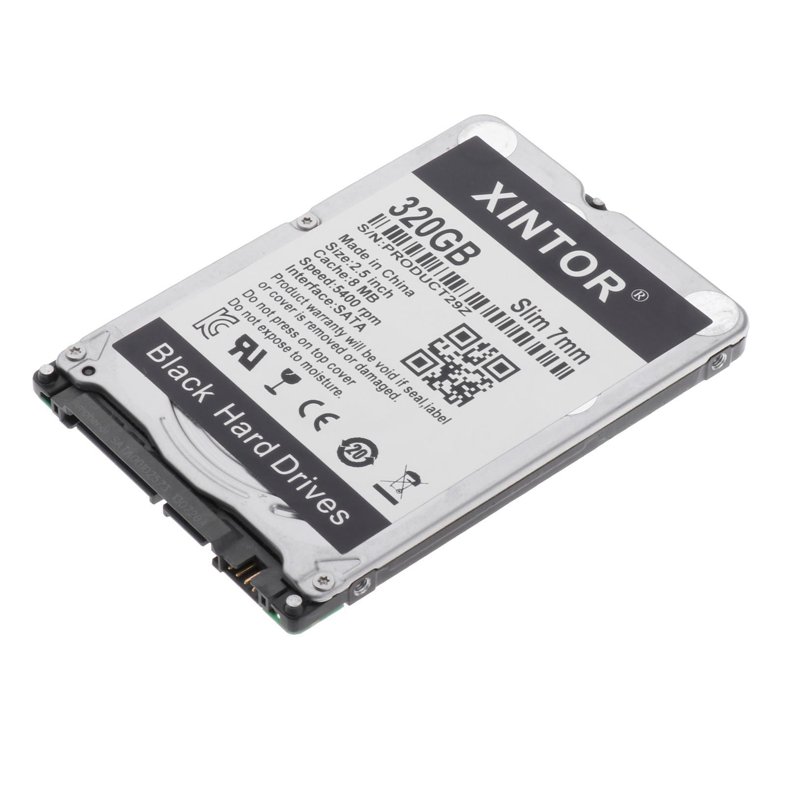 Slim Alloy 2.5in Internal HDD 160GB/250GB/320GB/500BG & SATA Interface 320GB