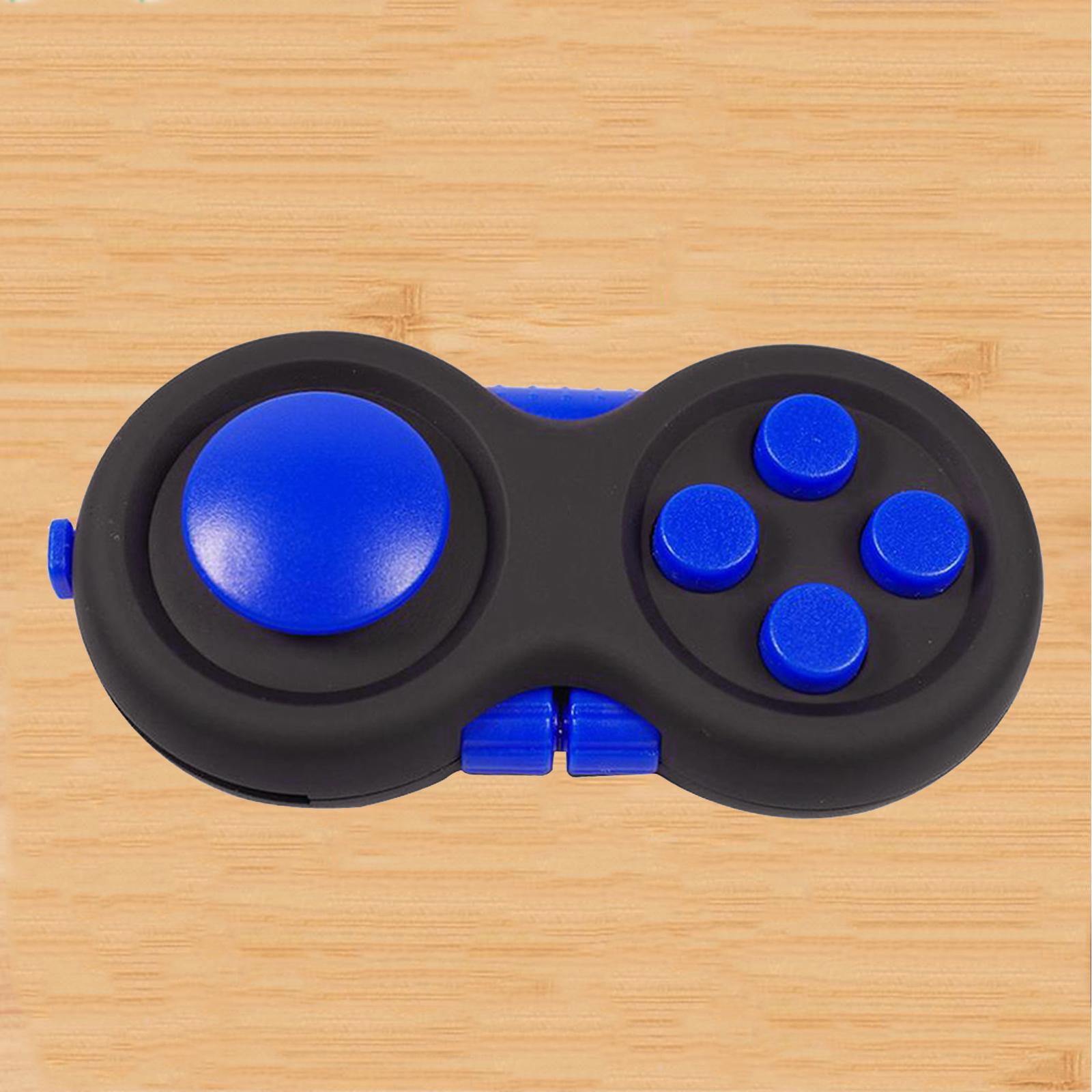 Fidget Pad Anxiety Stress Relief Hand Toy All in one Blue