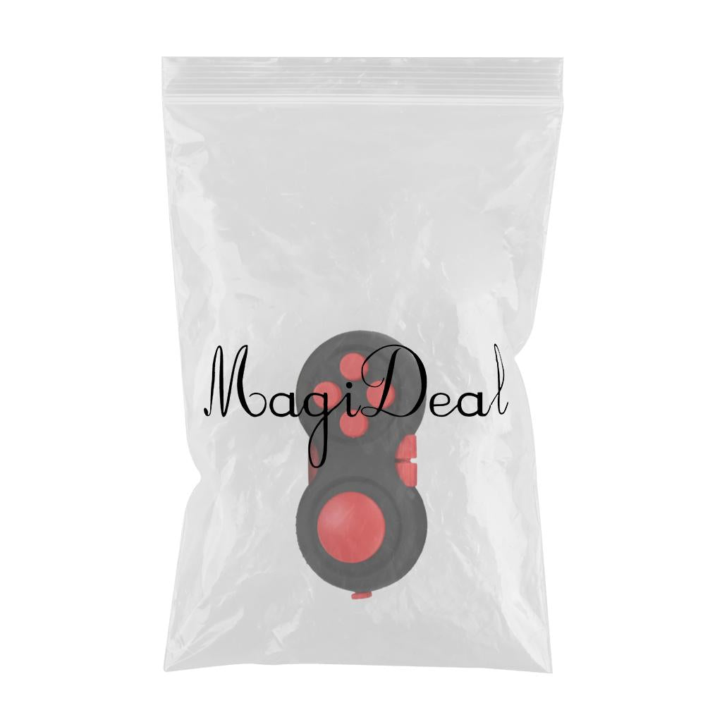 Fidget Pad Anxiety Stress Relief Hand Toy All in one Red
