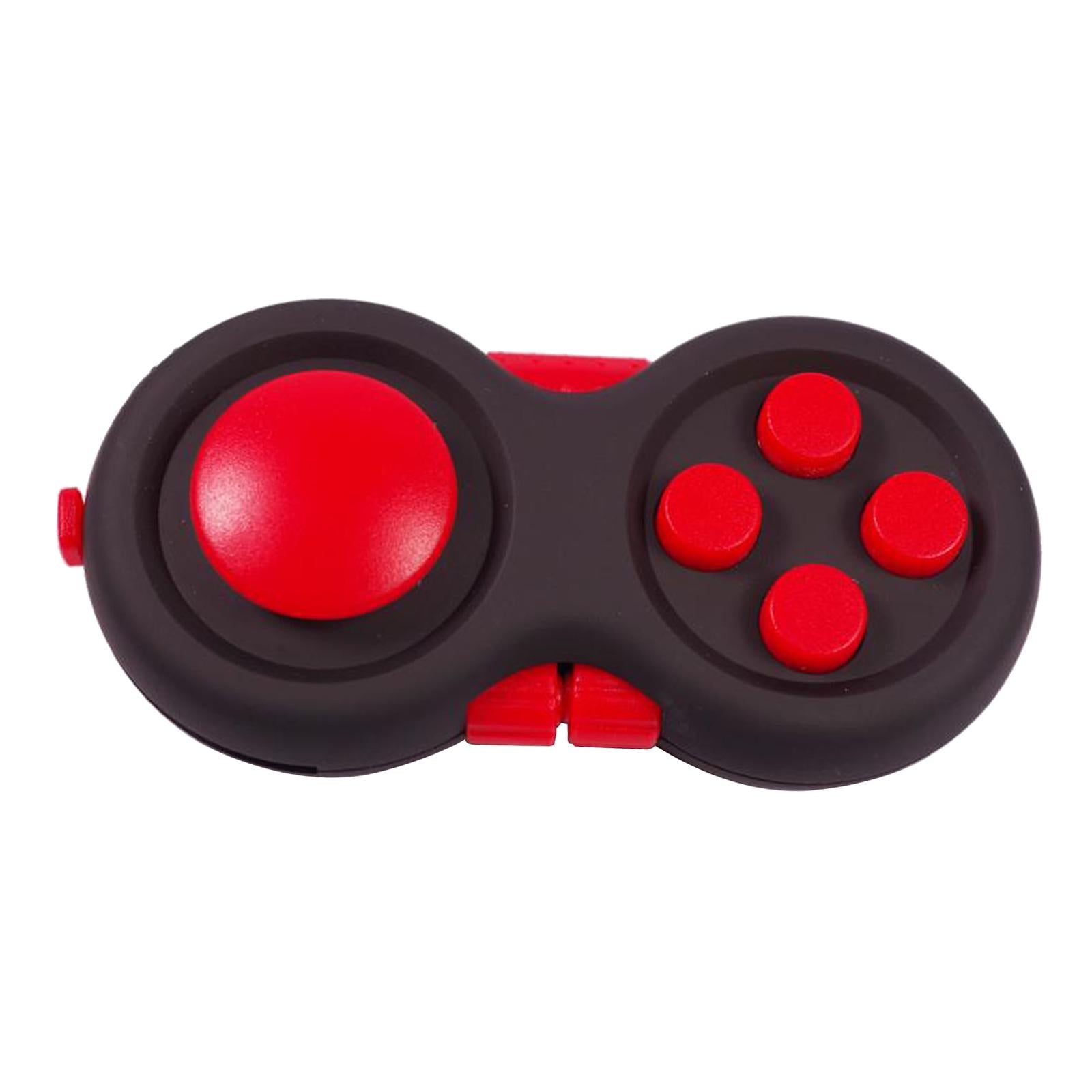 Fidget Pad Anxiety Stress Relief Hand Toy All in one Red
