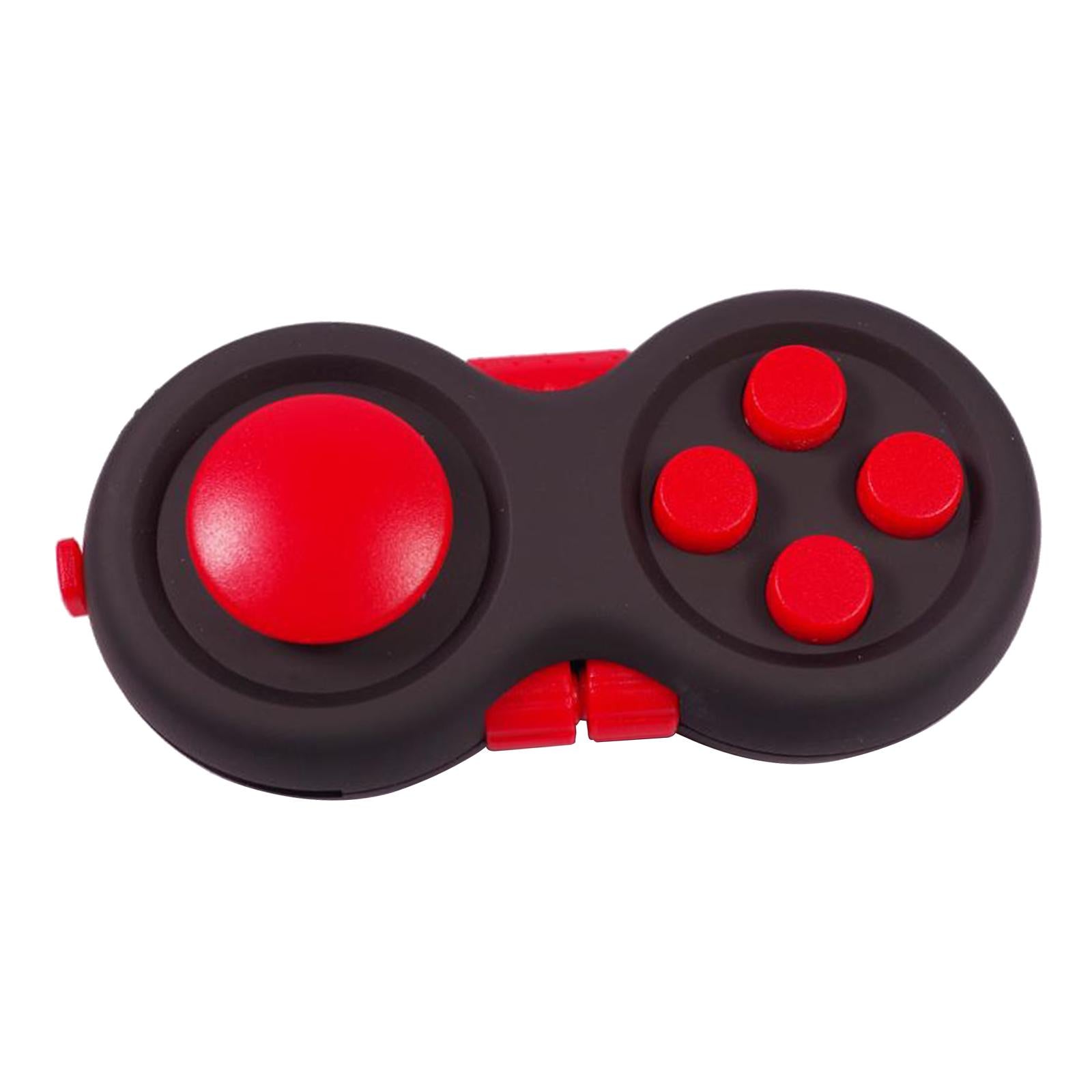 Fidget Pad Anxiety Stress Relief Hand Toy All in one Red