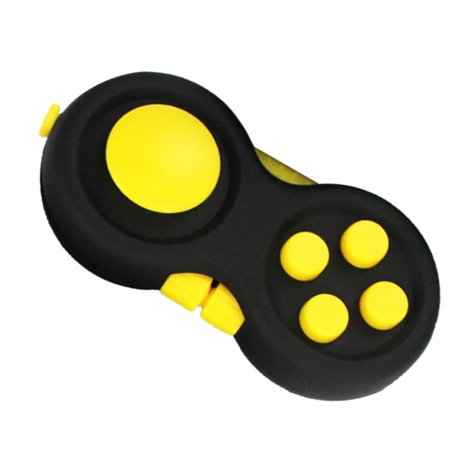 Fidget Pad Anxiety Stress Relief Hand Toy All in one Yellow