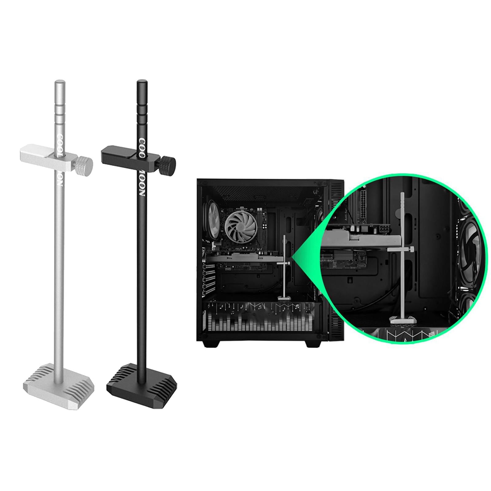 Graphics Card GPU Brace Support for PC Gaming Video Cards Holder black