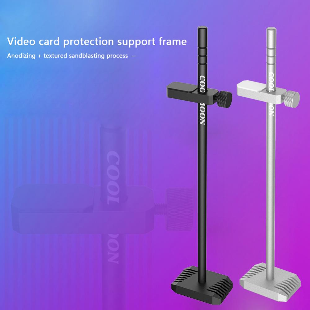 Graphics Card GPU Brace Support for PC Gaming Video Cards Holder silver