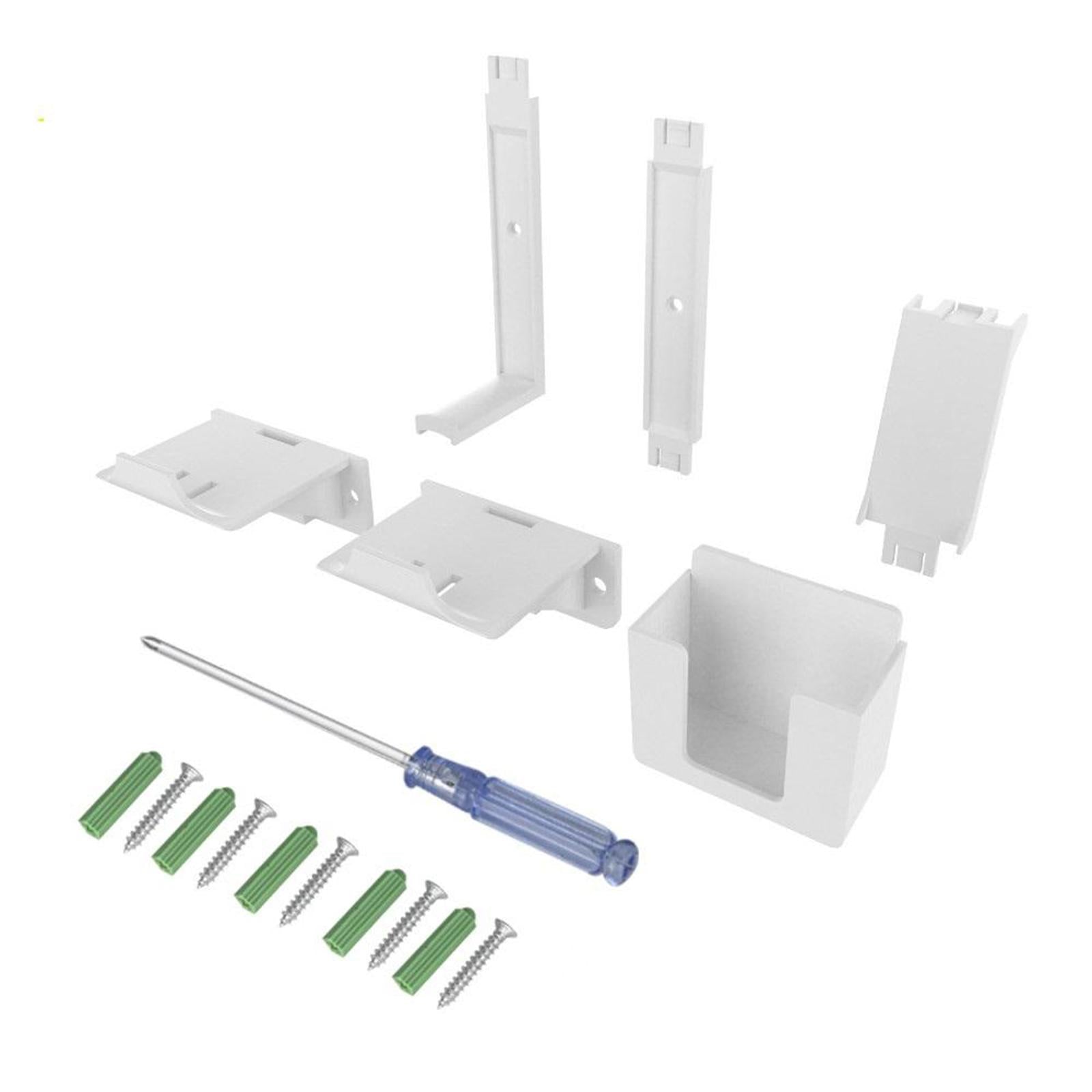 Dual Game Controller Headphone Hanger Holder Organizer for PS4 PS3 white