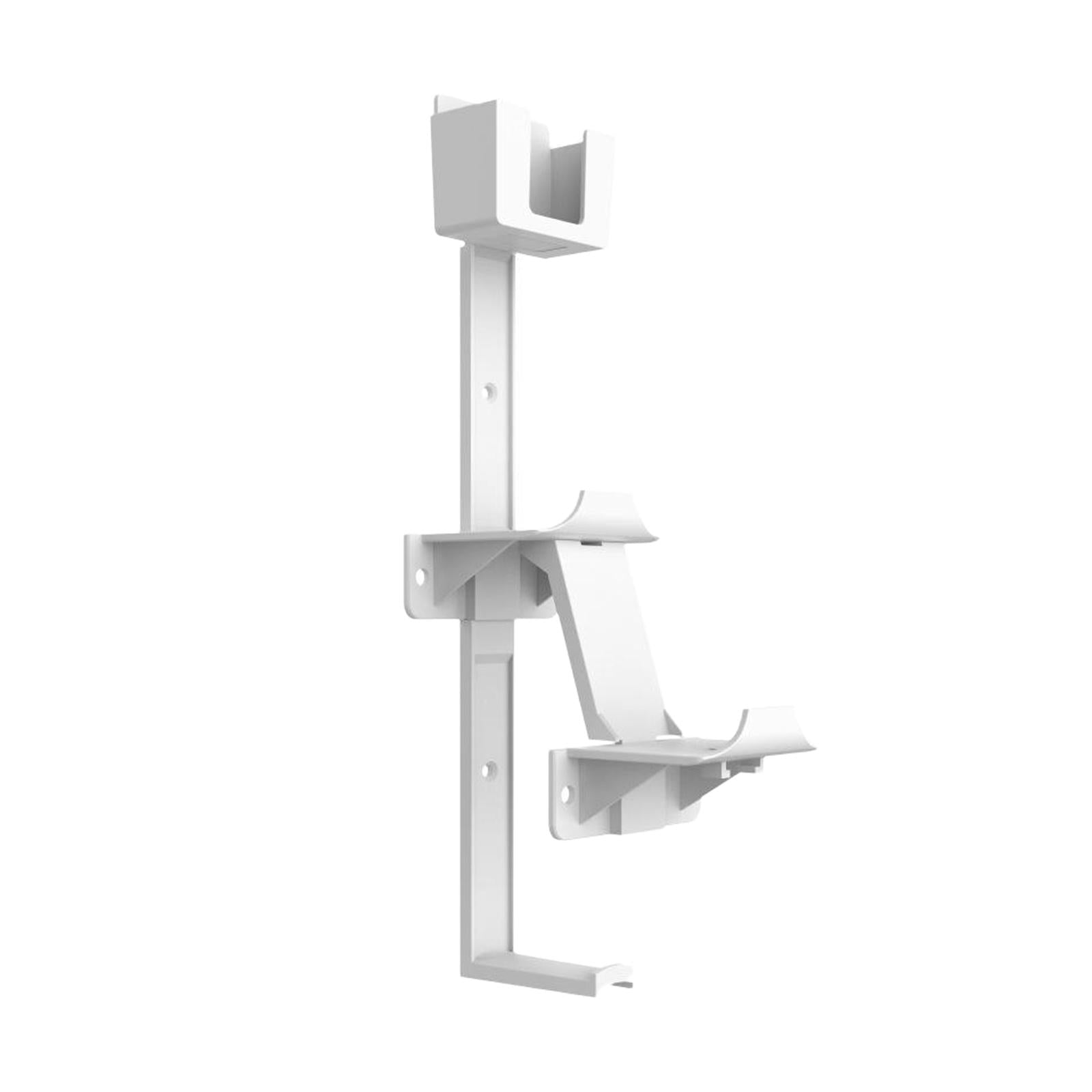 Dual Game Controller Headphone Hanger Holder Organizer for PS4 PS3 white