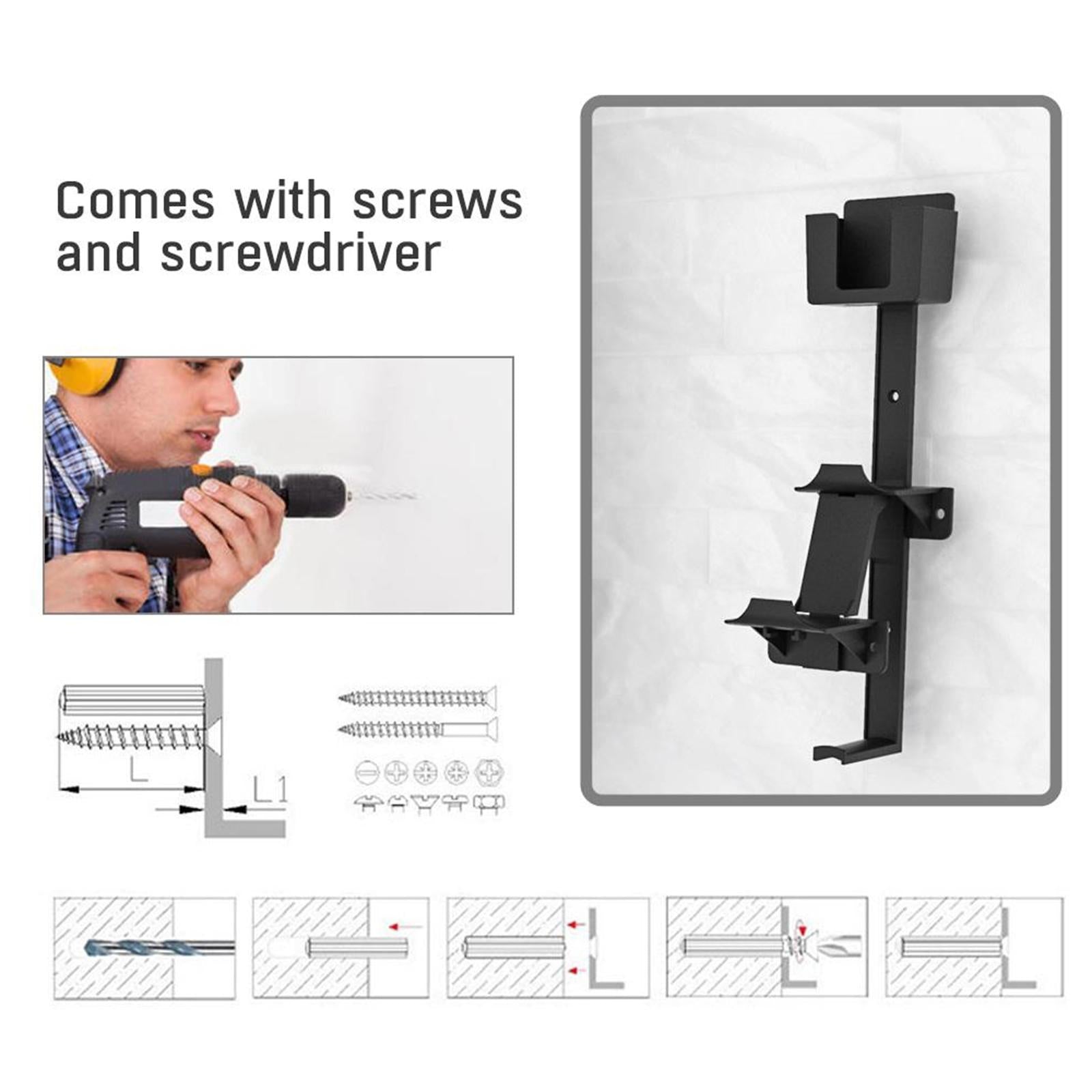 Dual Game Controller Headphone Hanger Holder Organizer for PS4 PS3 black