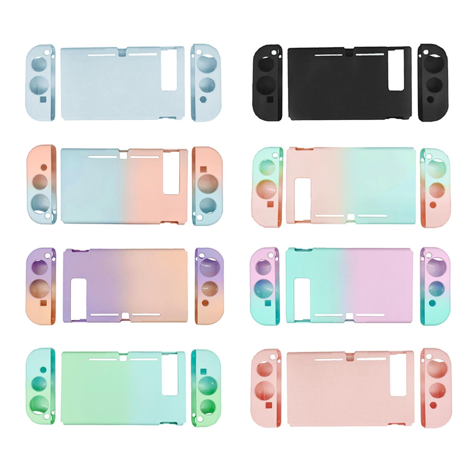 Soft Silicone Hard Colorful Protective Case Cover Shell for Nintendo Switch Cherry blossom pink
