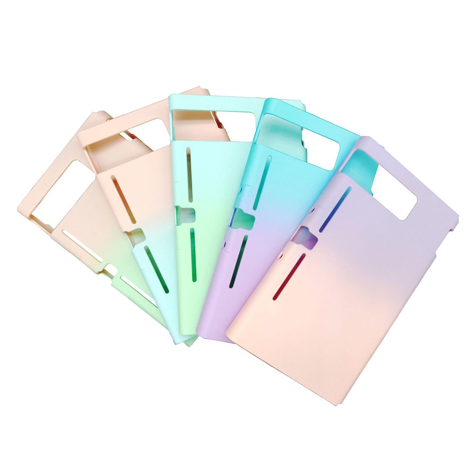 Soft Silicone Hard Colorful Protective Case Cover Shell for Nintendo Switch pink green gradient