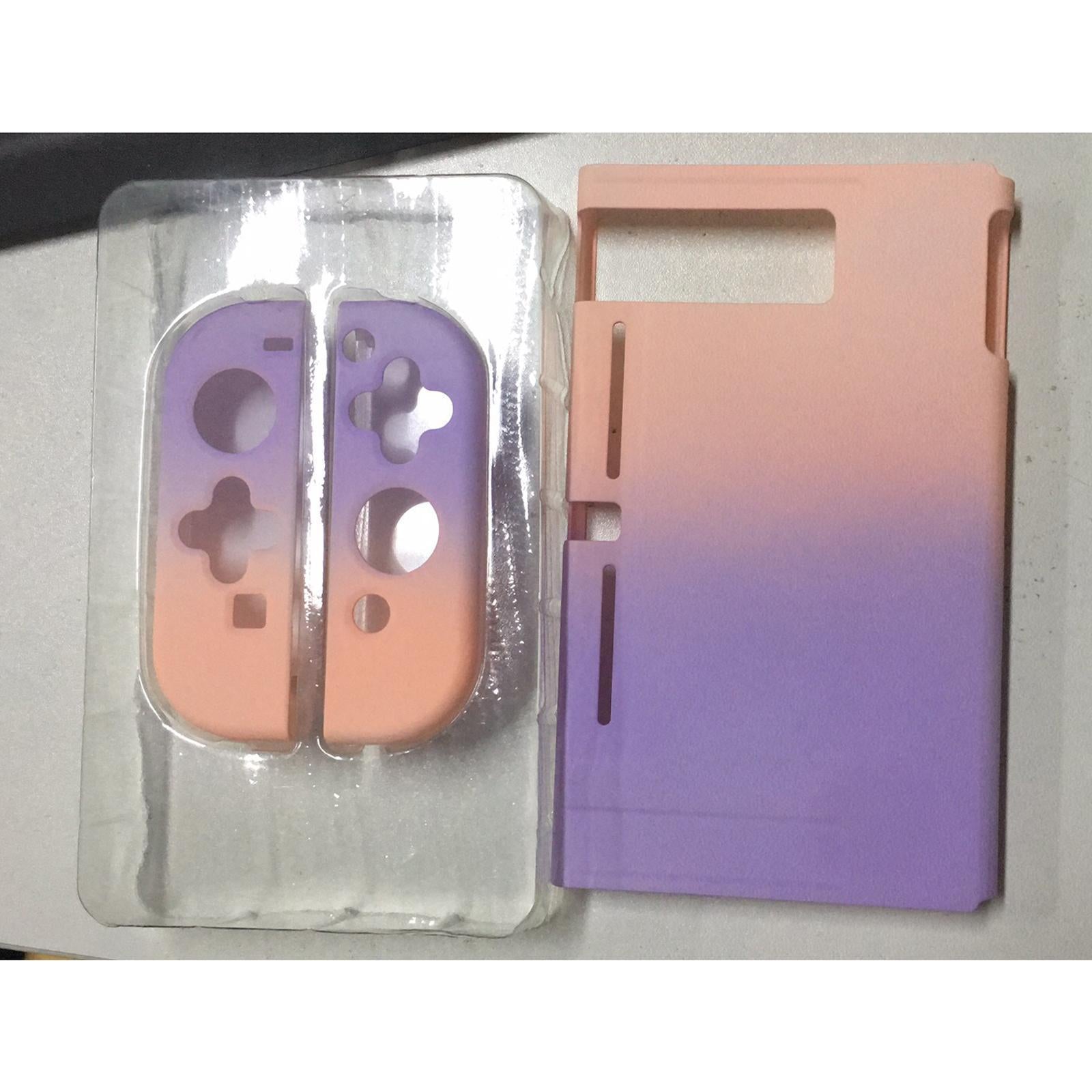 Soft Silicone Hard Colorful Protective Case Cover Shell for Nintendo Switch purple pink gradient