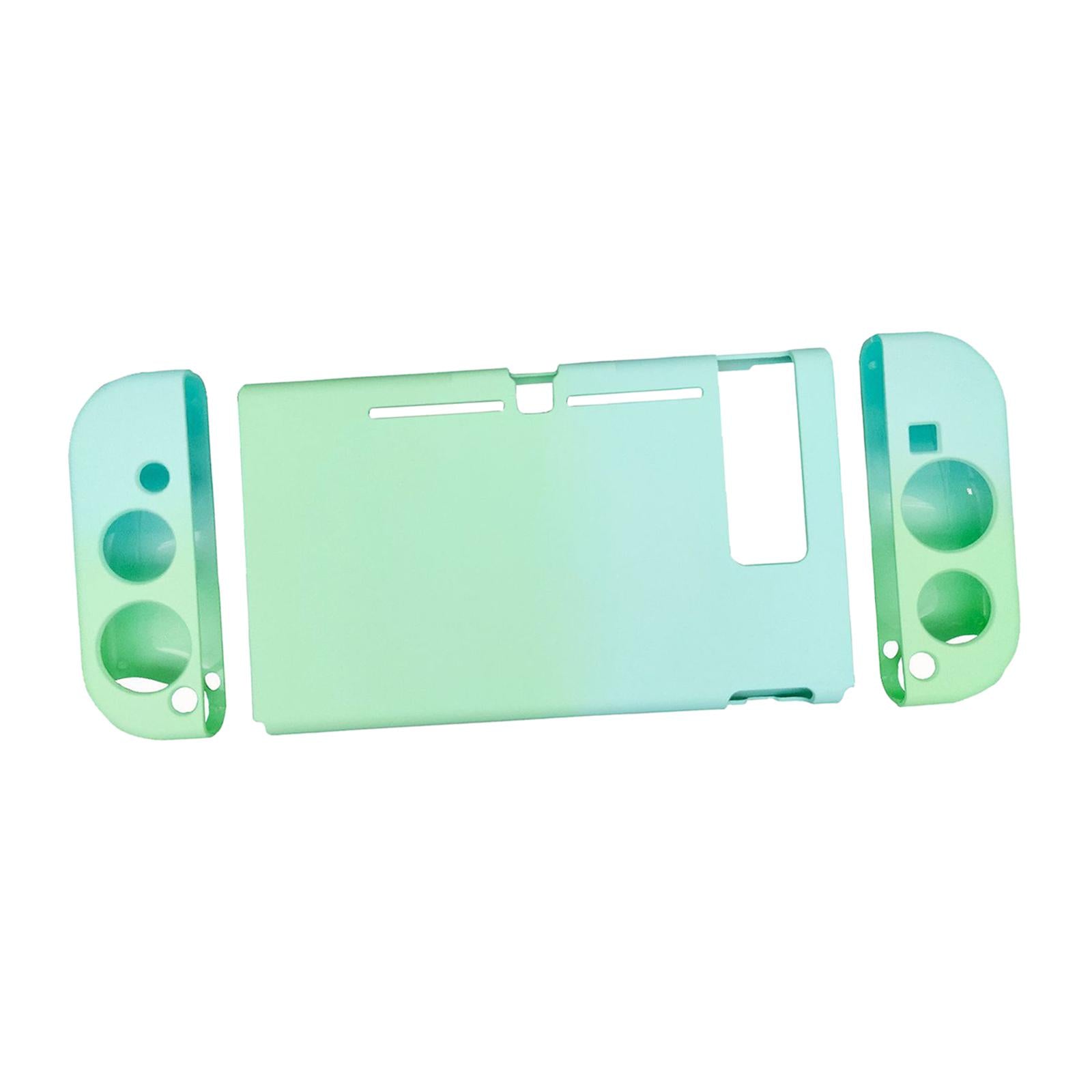 Soft Silicone Hard Colorful Protective Case Cover Shell for Nintendo Switch blue green gradient