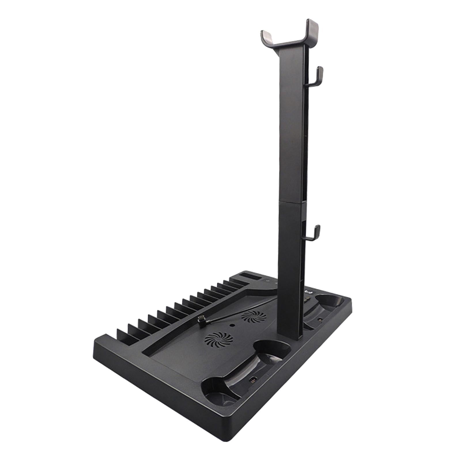 Charger Vertical Stand + Cooling Fan USB Hub For PS5 Controller Consoles
