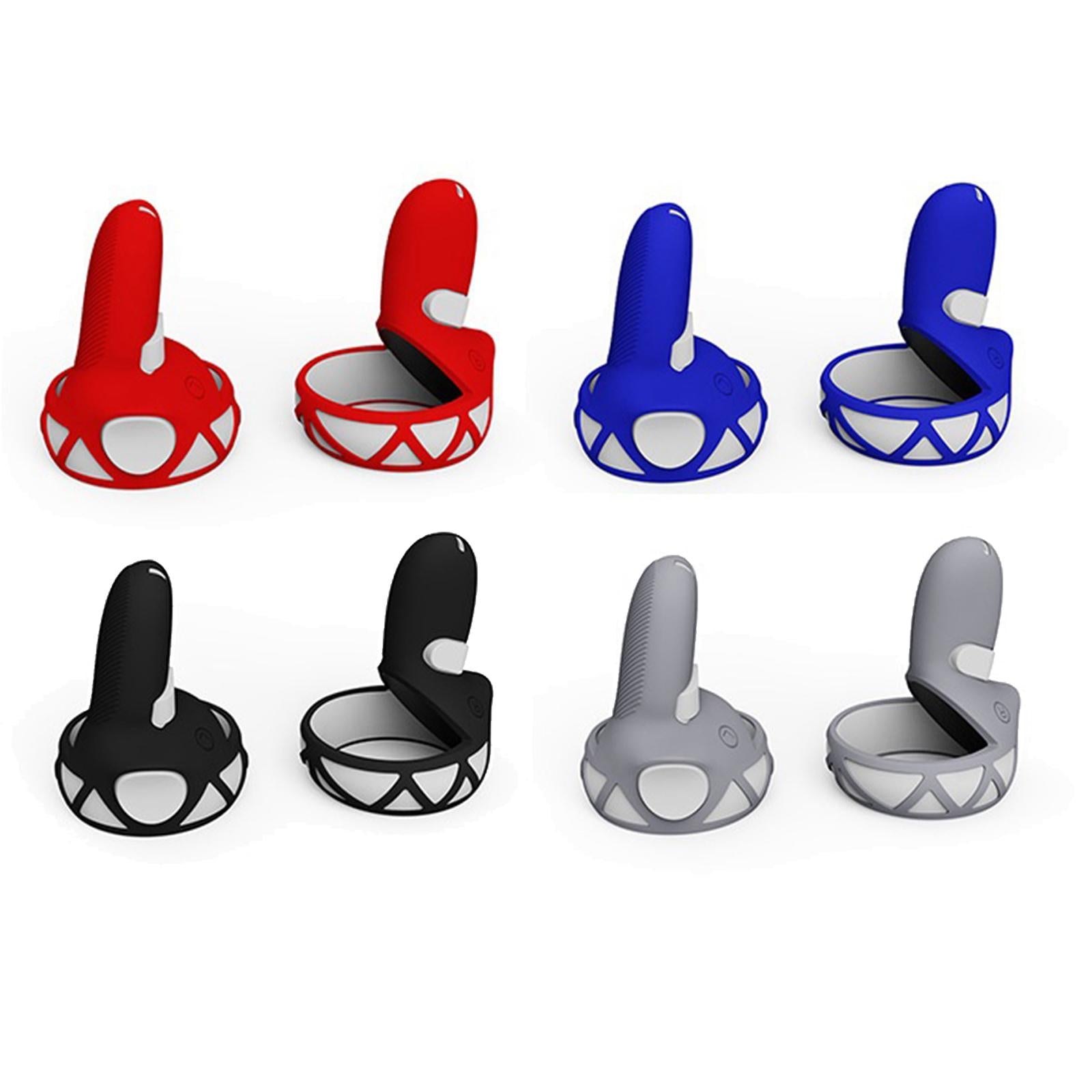 Grip Cover for Oculus Quest 2 Headset Easy Remove Comfortable Red