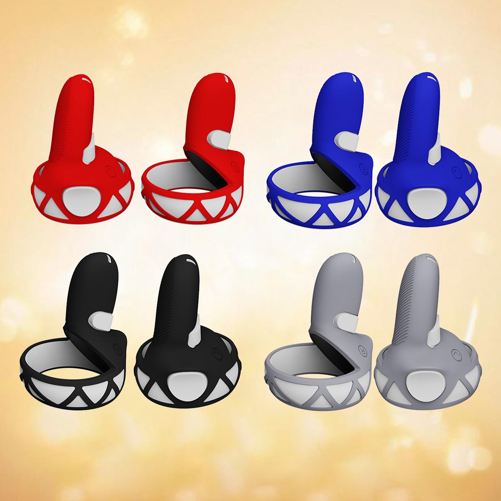 Grip Cover for Oculus Quest 2 Headset Easy Remove Comfortable Red