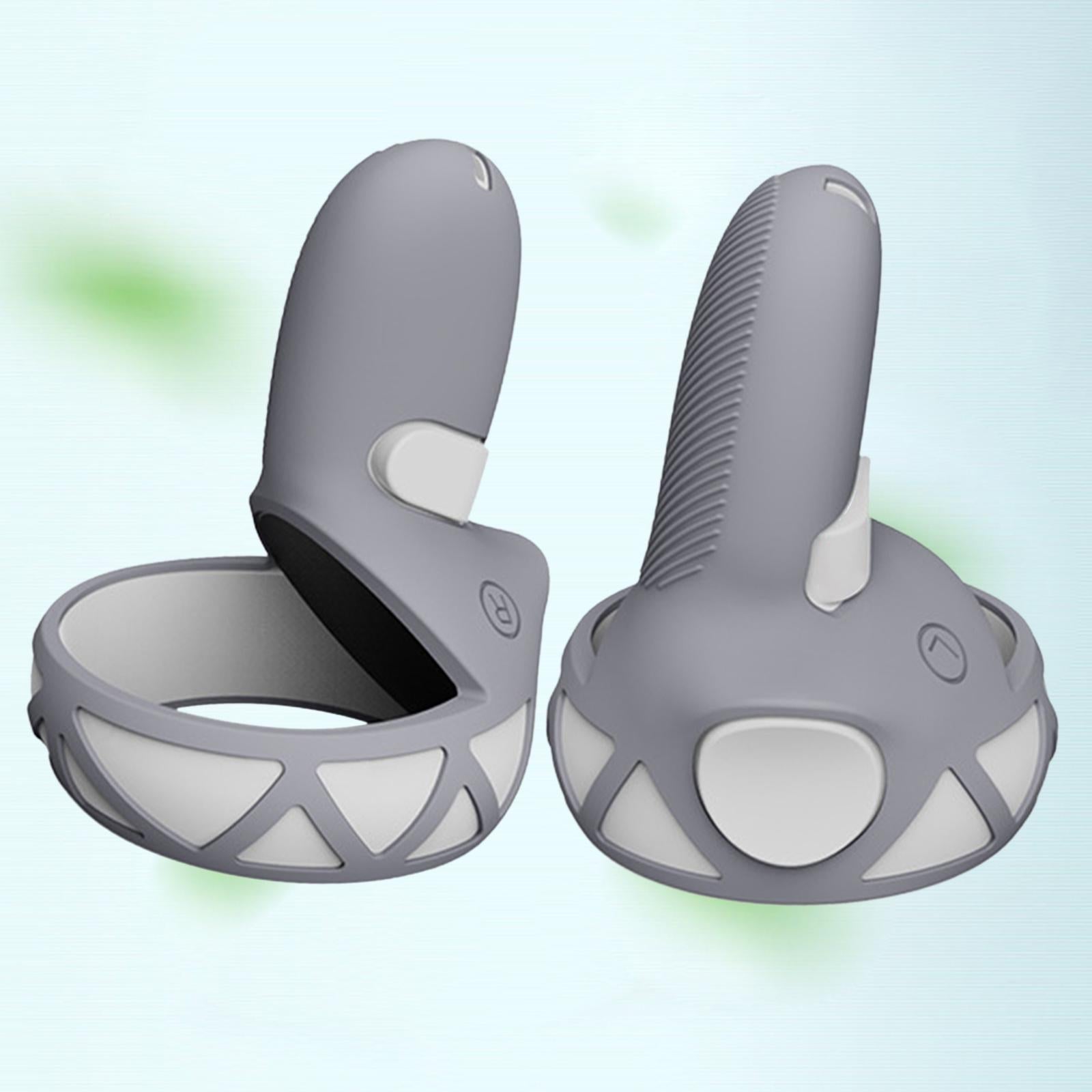 Grip Cover for Oculus Quest 2 Headset Easy Remove Comfortable Grey