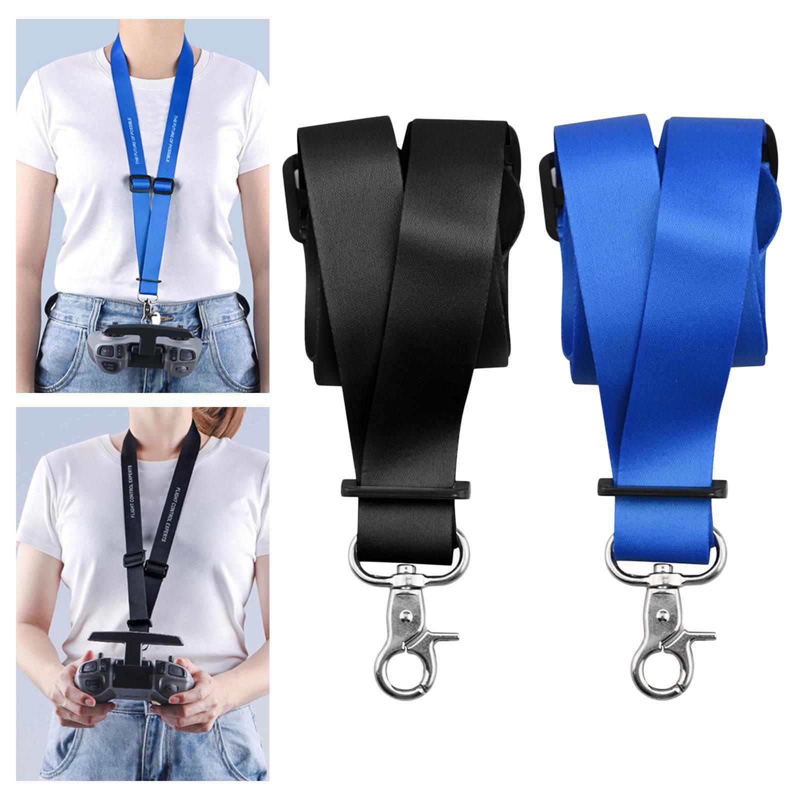 Lanyard Neck Strap Belt Sling For DJI FPV Combo Drone Remote Controll Blue