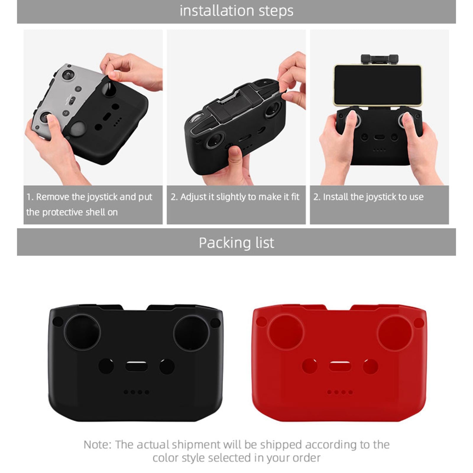 Silicone Skin Cover Case for DJI Mavic Air 2 Mini2 Remote Control Red