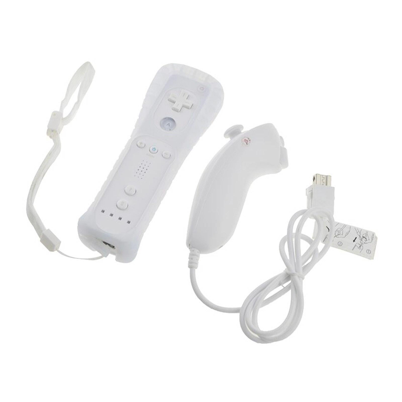 Gesture Controller and Nunchuck Joystick Combo  for Nintendo Wii Wii U white