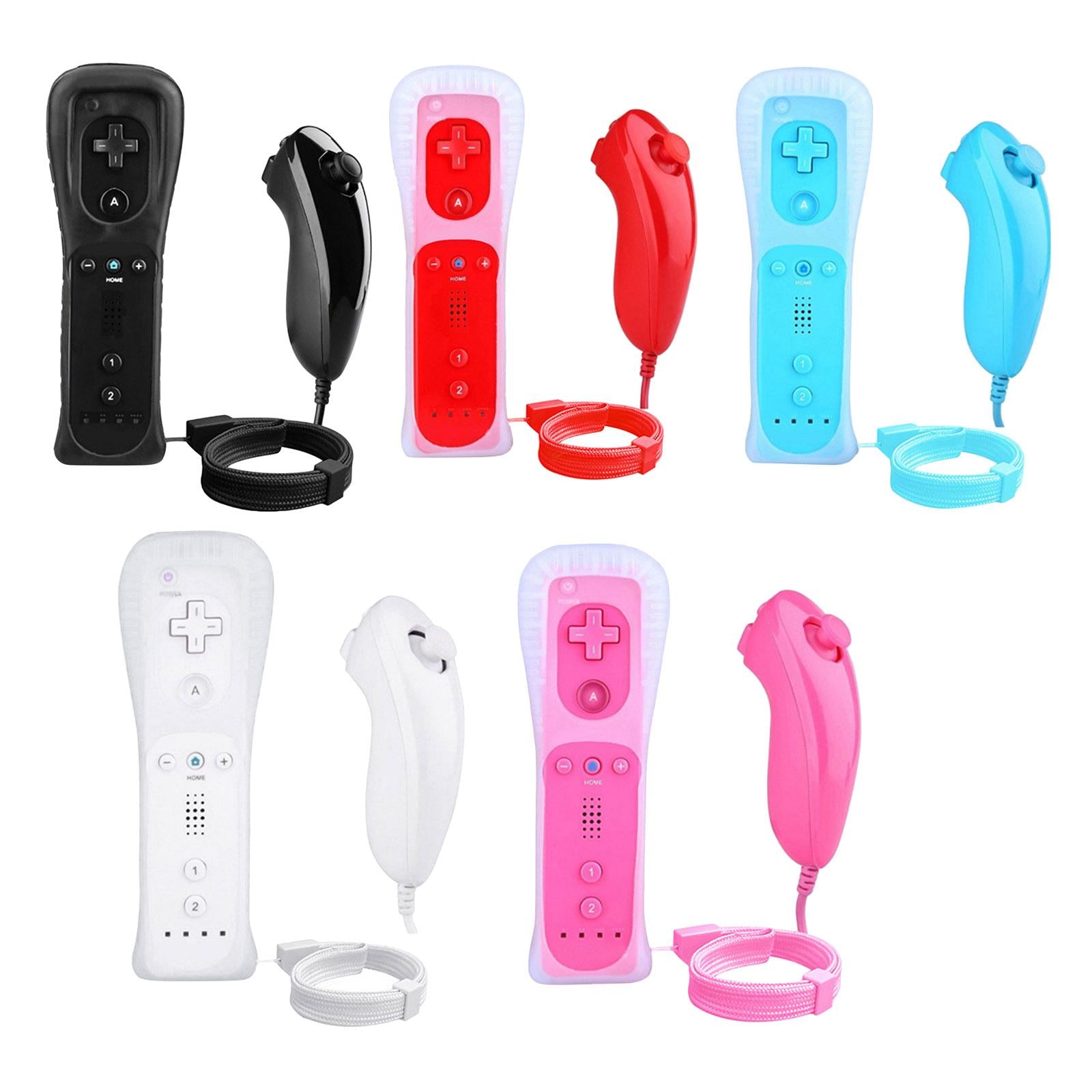 Gesture Controller and Nunchuck Joystick Combo  for Nintendo Wii Wii U white