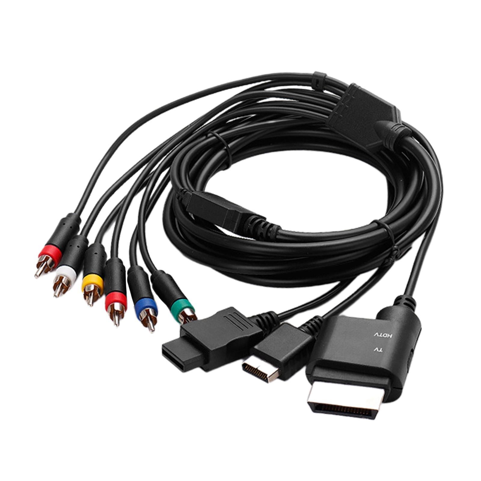 Gaming AV Cable Audio Video Cable for PS2 3 Console HD Component Accessories