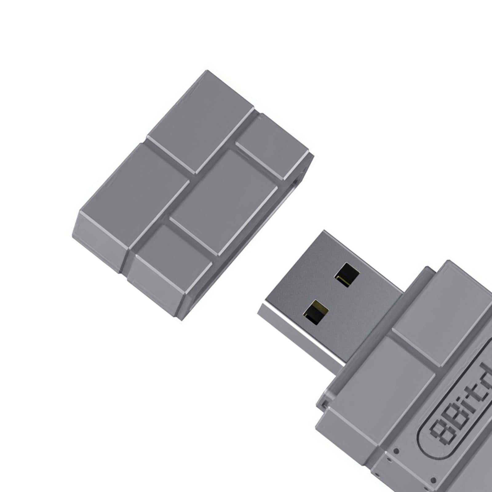 USB Wireless Bluetooth Receiver For Nintendo Switch Controller Gray